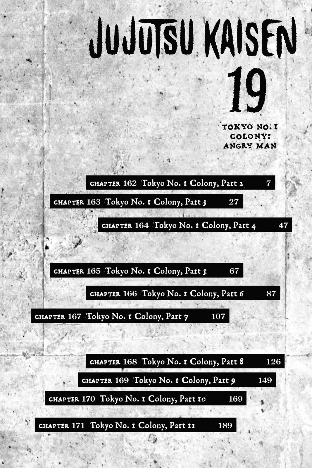Jujutsu Kaisen Chapter 162 page 6 - Chapter 162: Tokyo No. 1 Colony, Part 2