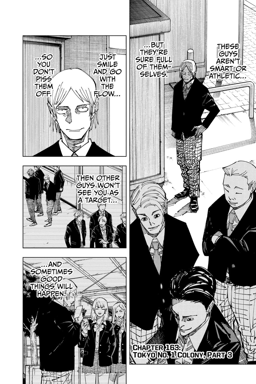 Jujutsu Kaisen Chapter 163 page 2 - Chapter 163: Tokyo No. 1 Colony, Part 3