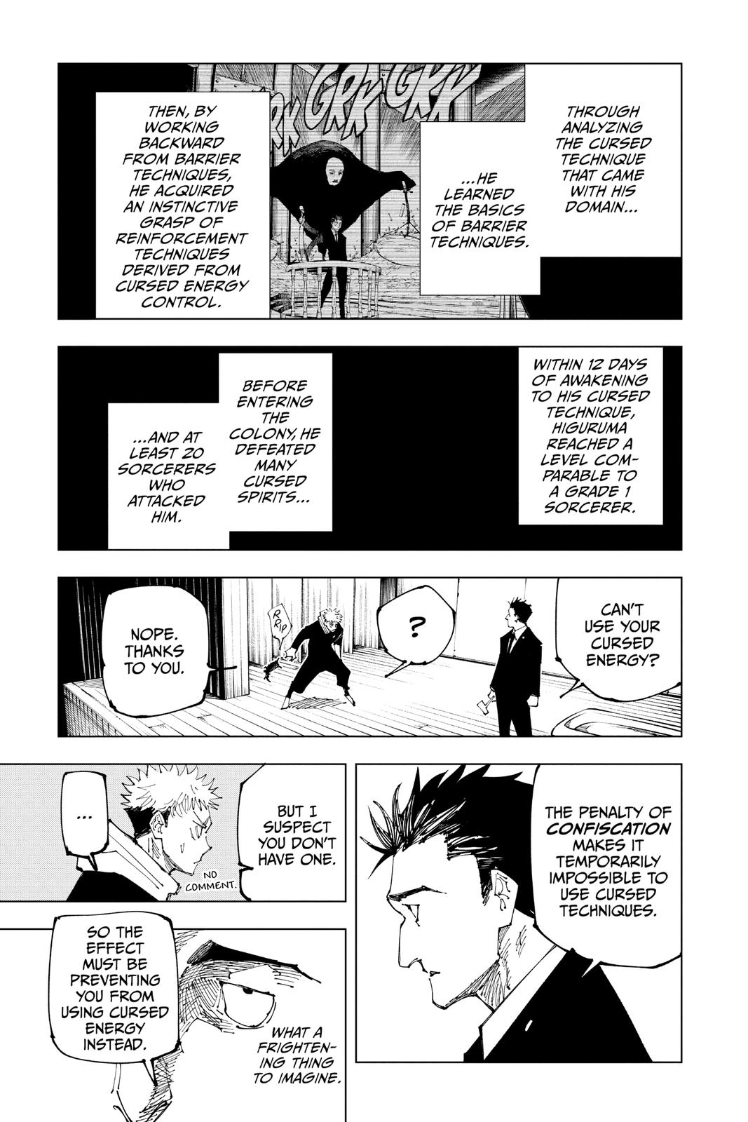 Jujutsu Kaisen Chapter 165 page 5 - Chapter 165: Tokyo No. 1 Colony, Part 5