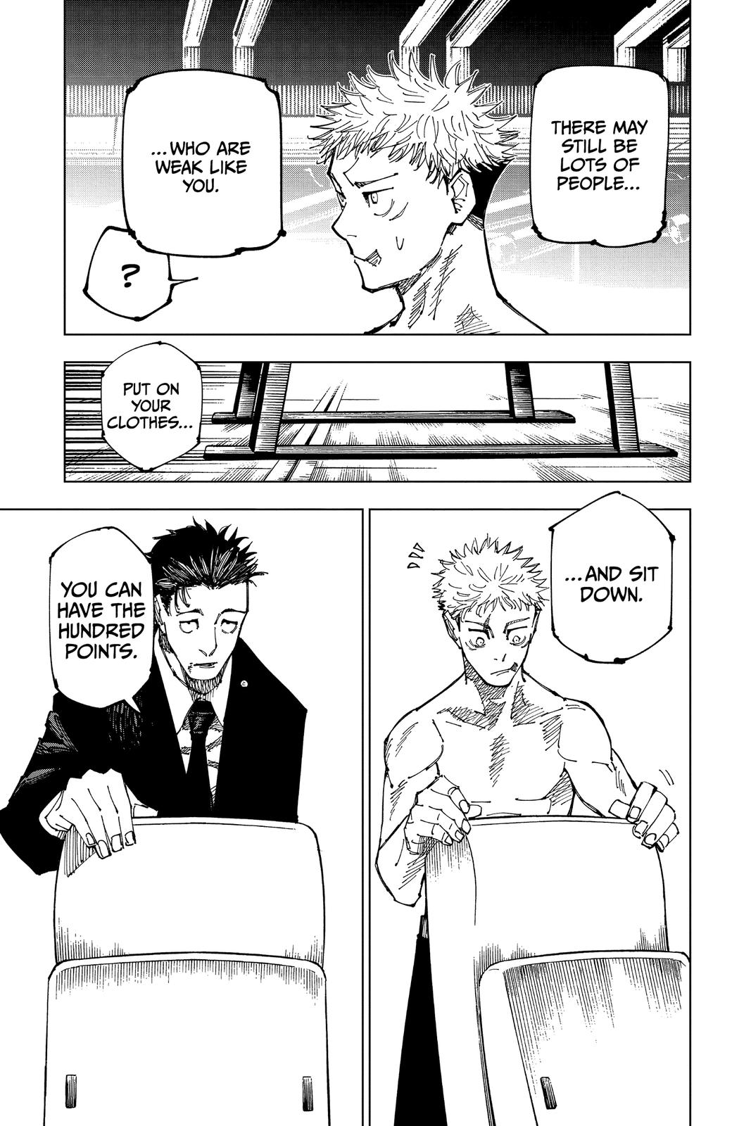 Jujutsu Kaisen Chapter 166 page 17 - Chapter 166: Tokyo No. 1 Colony, Part 6