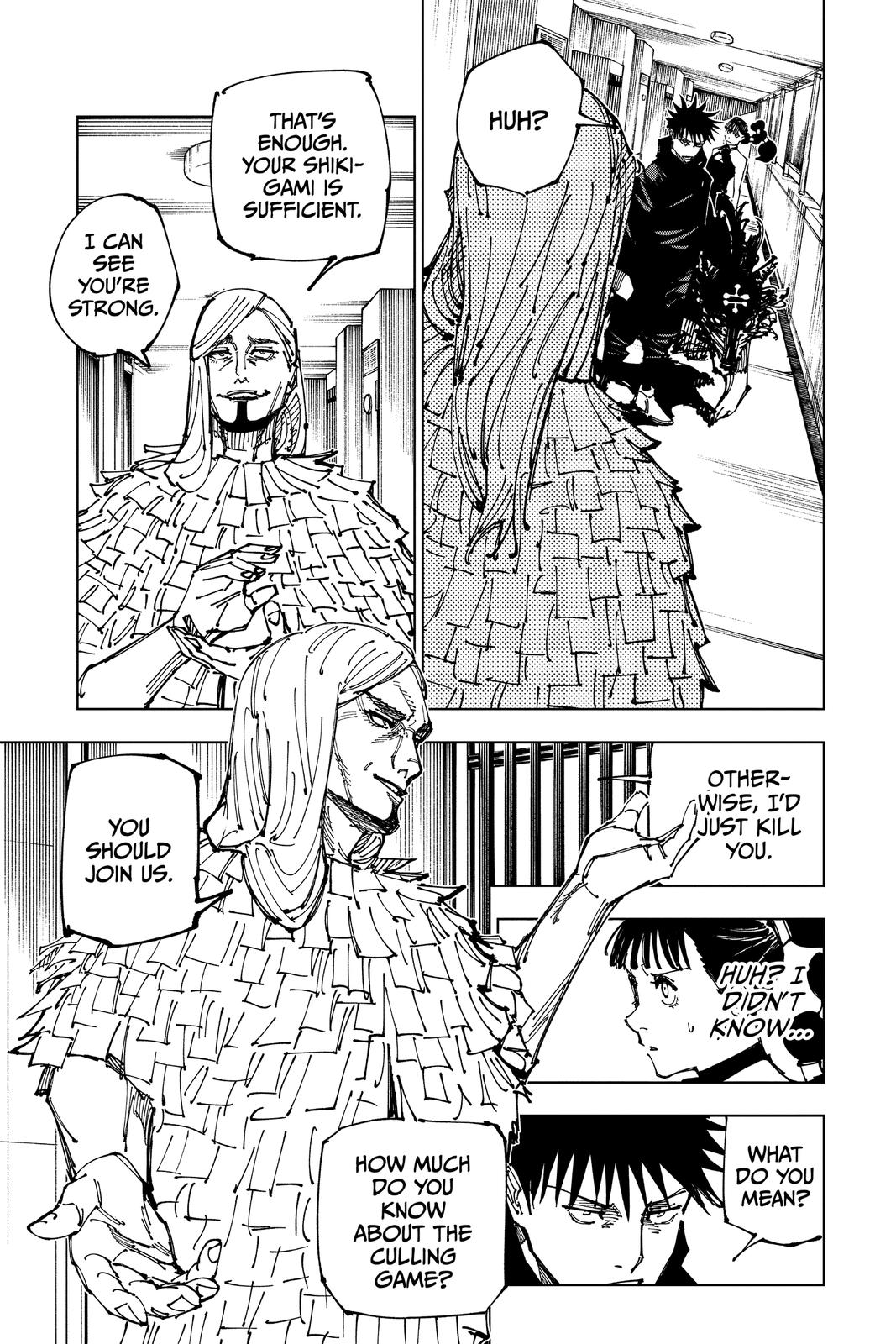 Jujutsu Kaisen Chapter 167 page 5 - Chapter 167: Tokyo No. 1 Colony, Part 7