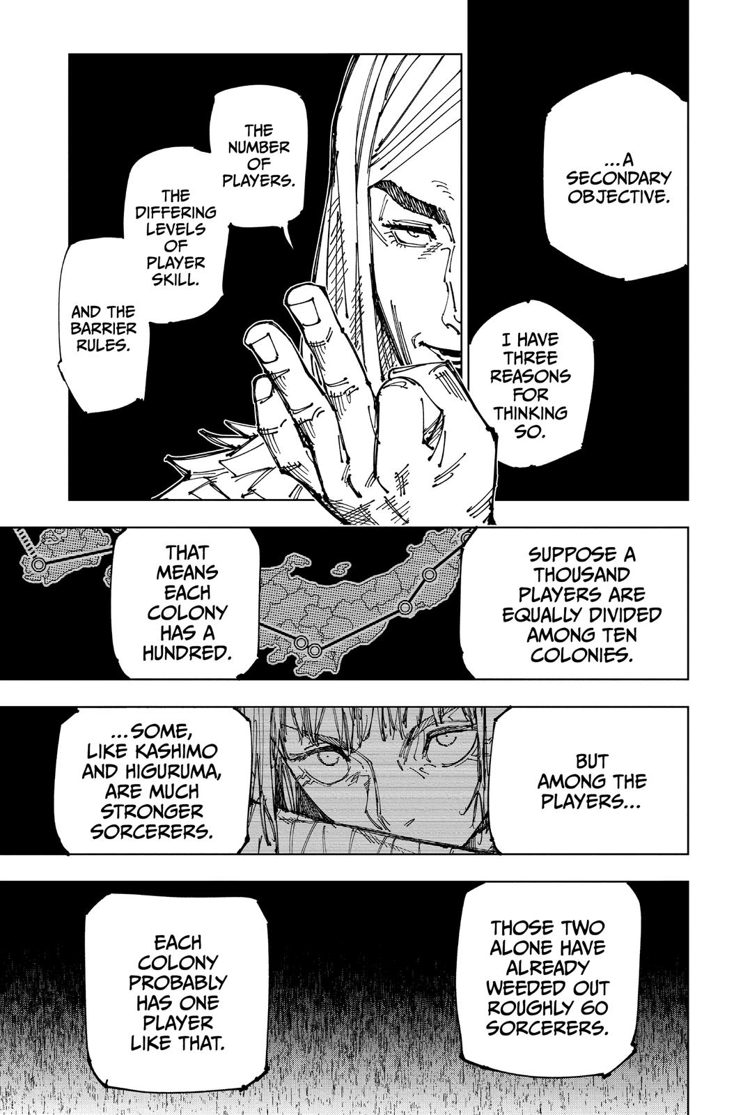 Jujutsu Kaisen Chapter 167 page 7 - Chapter 167: Tokyo No. 1 Colony, Part 7