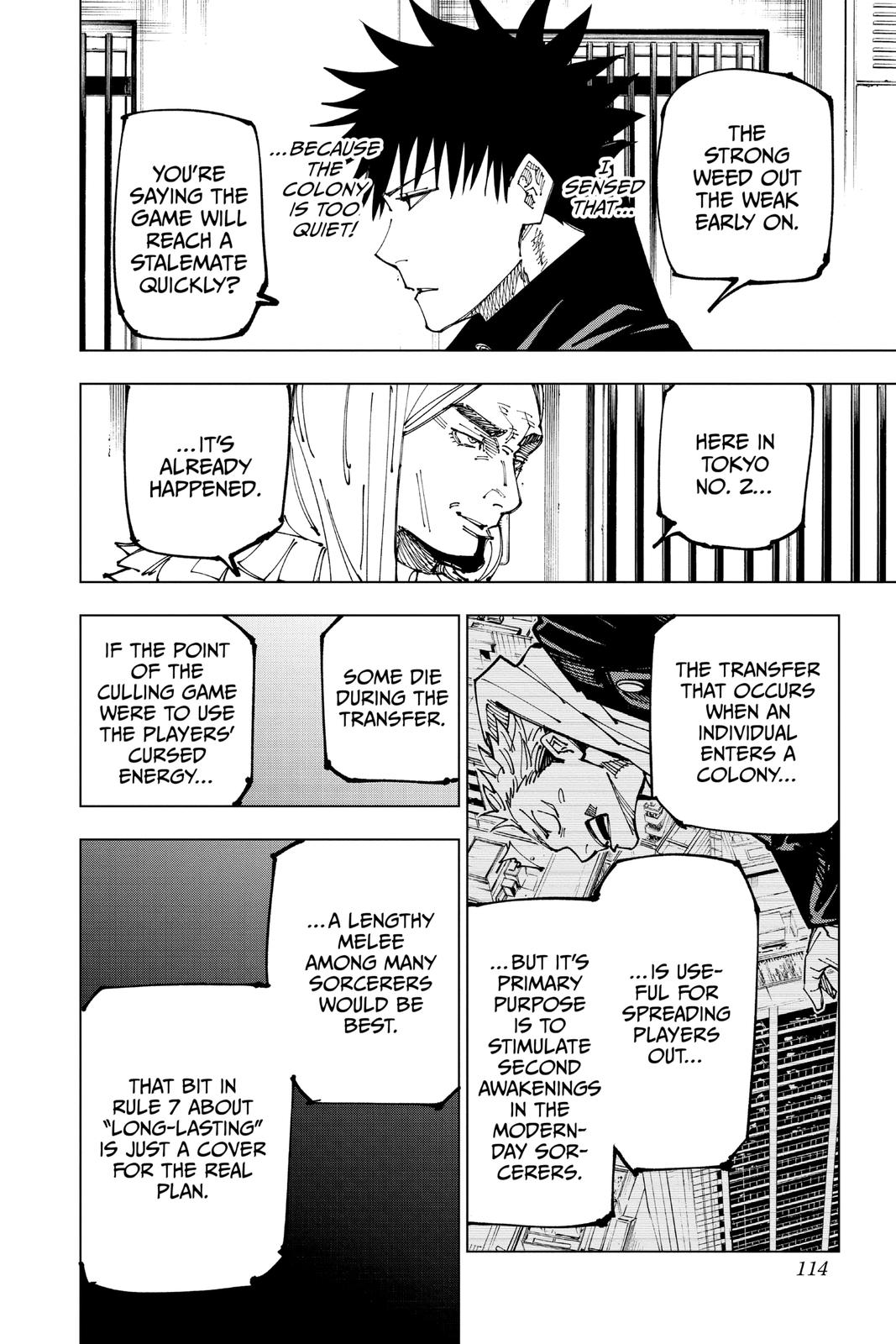 Jujutsu Kaisen Chapter 167 page 8 - Chapter 167: Tokyo No. 1 Colony, Part 7