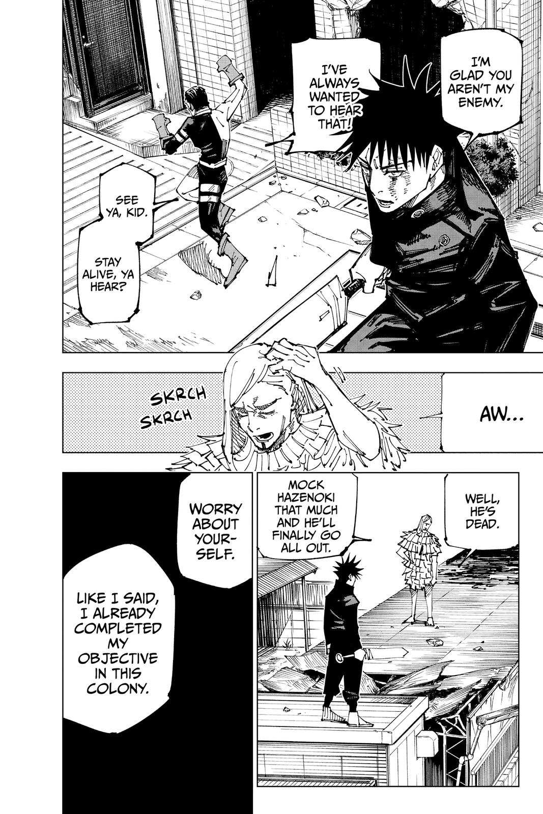 Jujutsu Kaisen Chapter 169 page 17 - Chapter 169: Tokyo No. 1 Colony, Part 9