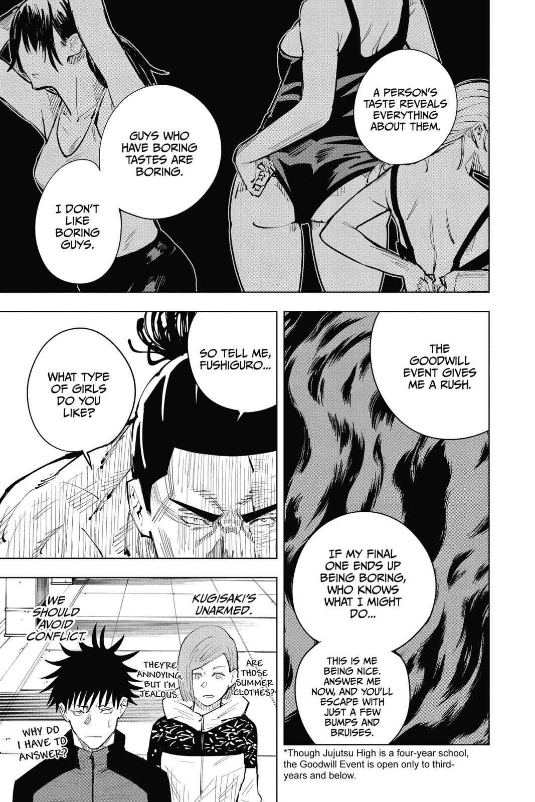 Jujutsu Kaisen Chapter 17 page 9 - Chapter 17: Boredom