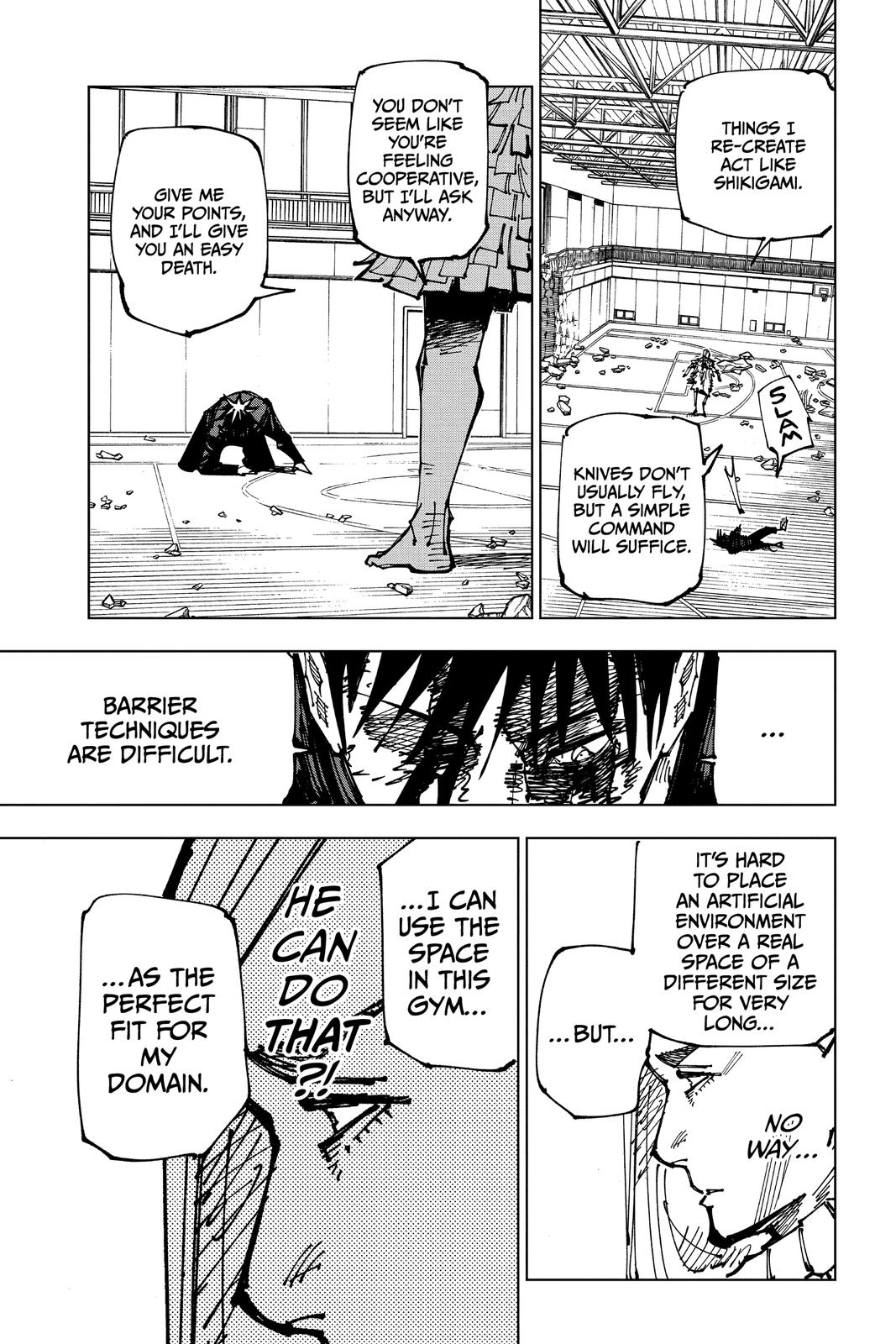 Jujutsu Kaisen Chapter 170 page 17 - Chapter 170: Tokyo No. 1 Colony, Part 10