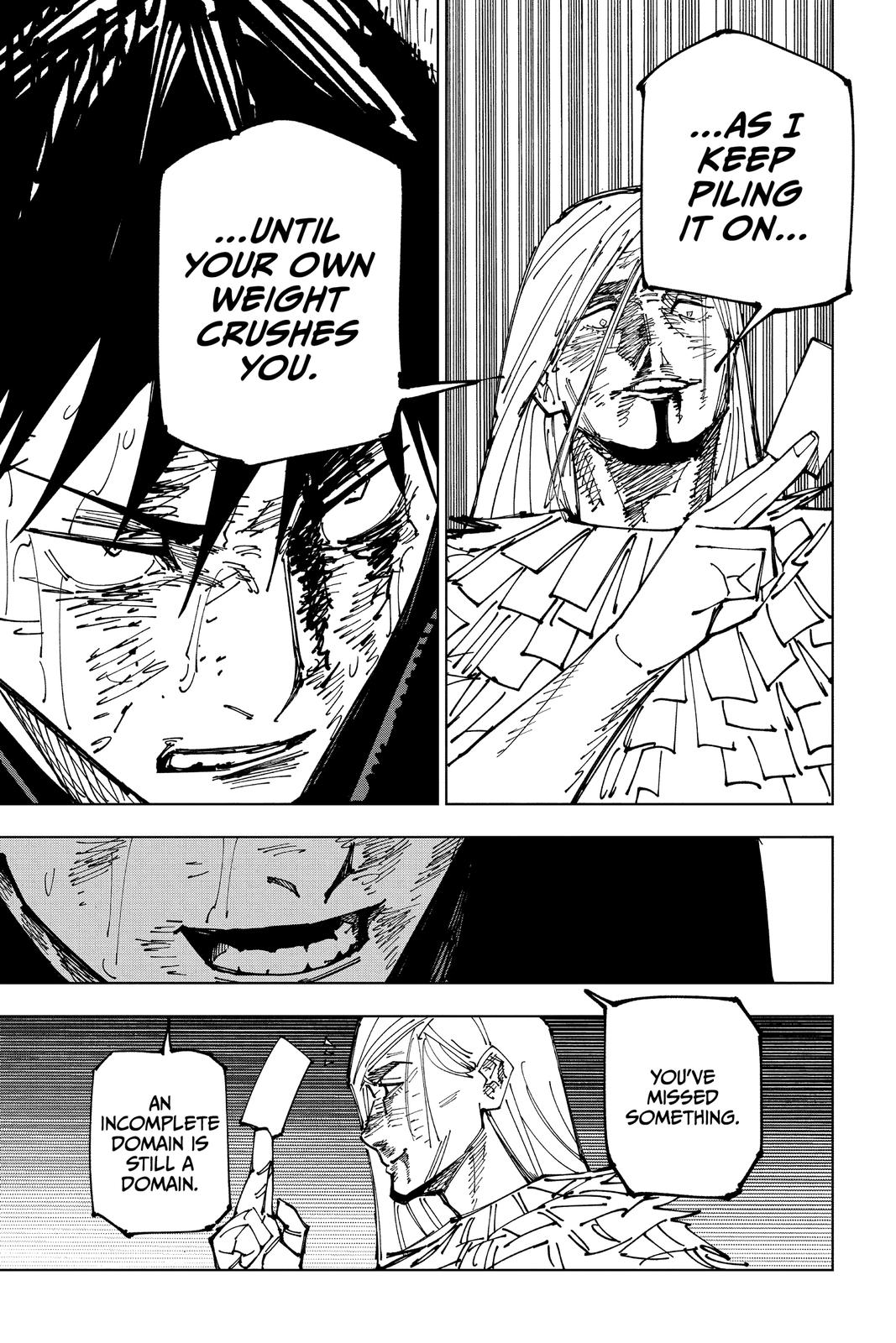 Jujutsu Kaisen Chapter 171 page 17 - Chapter 171: Tokyo No. 1 Colony, Part 11
