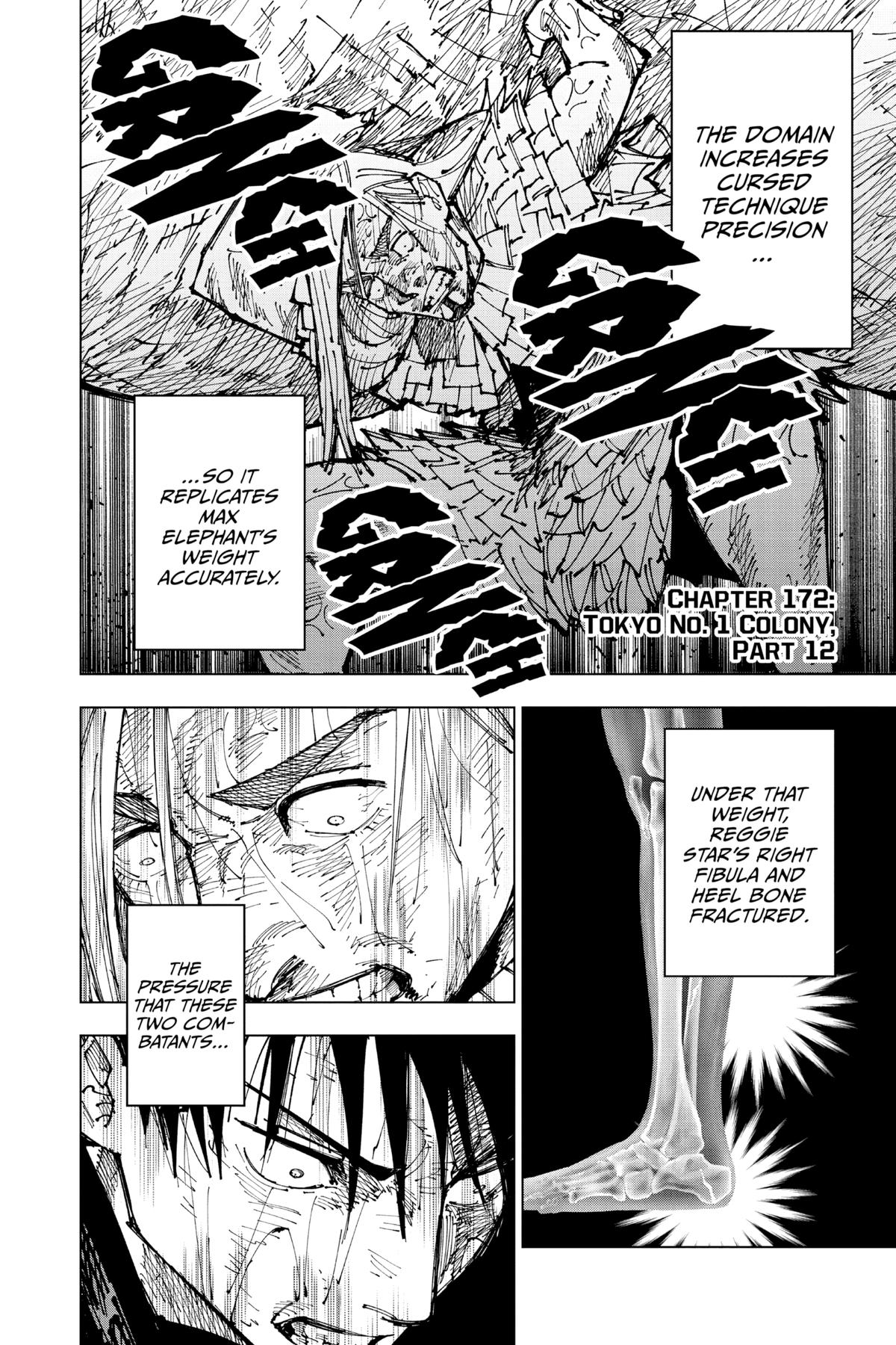 Jujutsu Kaisen Chapter 172 page 8 - Chapter 172: Tokyo No. 1 Colony, Part 12