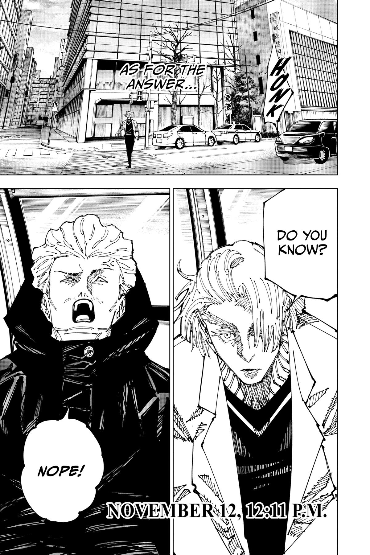 Jujutsu Kaisen Chapter 181 page 22 - Chapter 181: Tokyo No. 2 Colony, Part 1