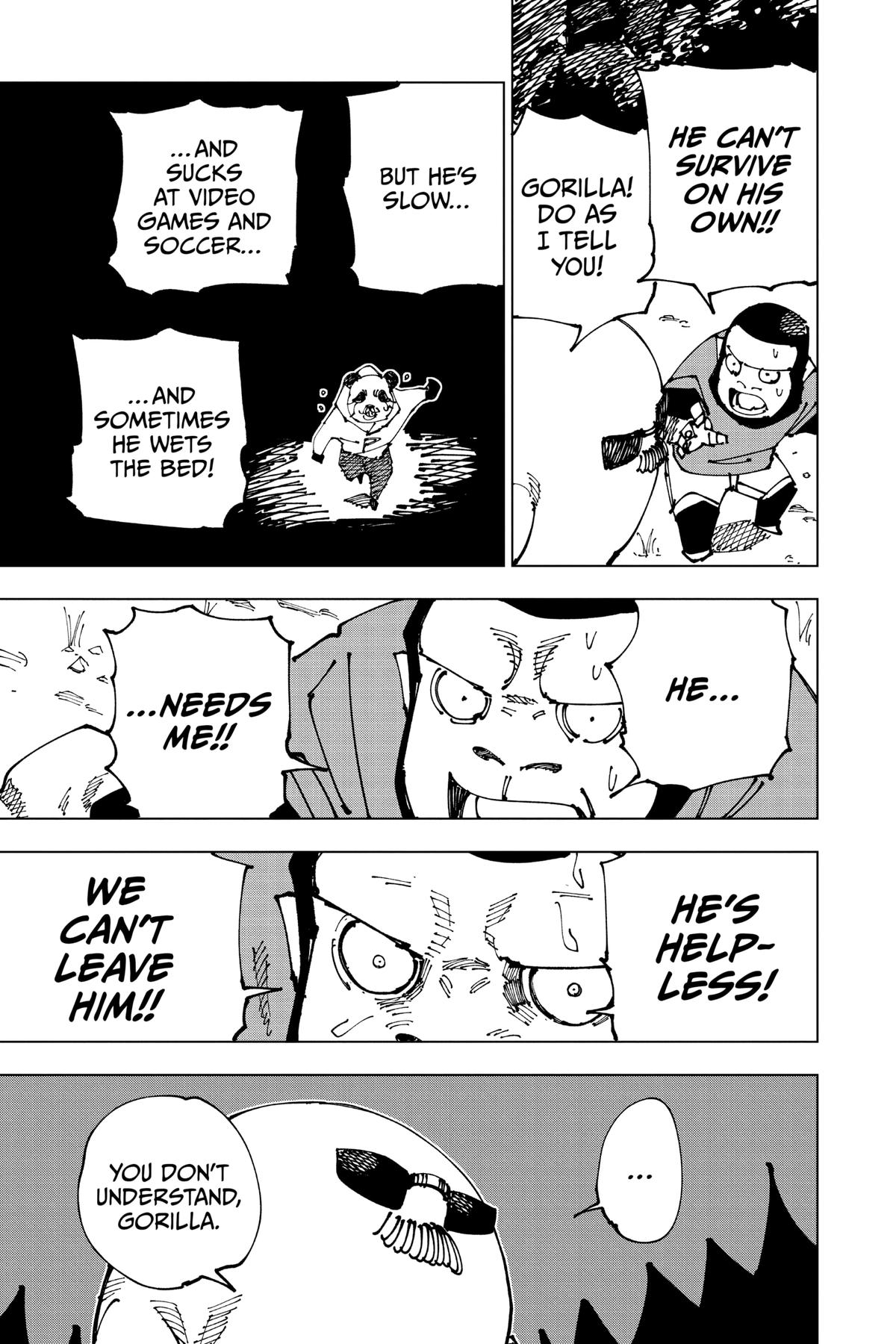 Jujutsu Kaisen Chapter 185 page 13 - Chapter 185: Bye-bye