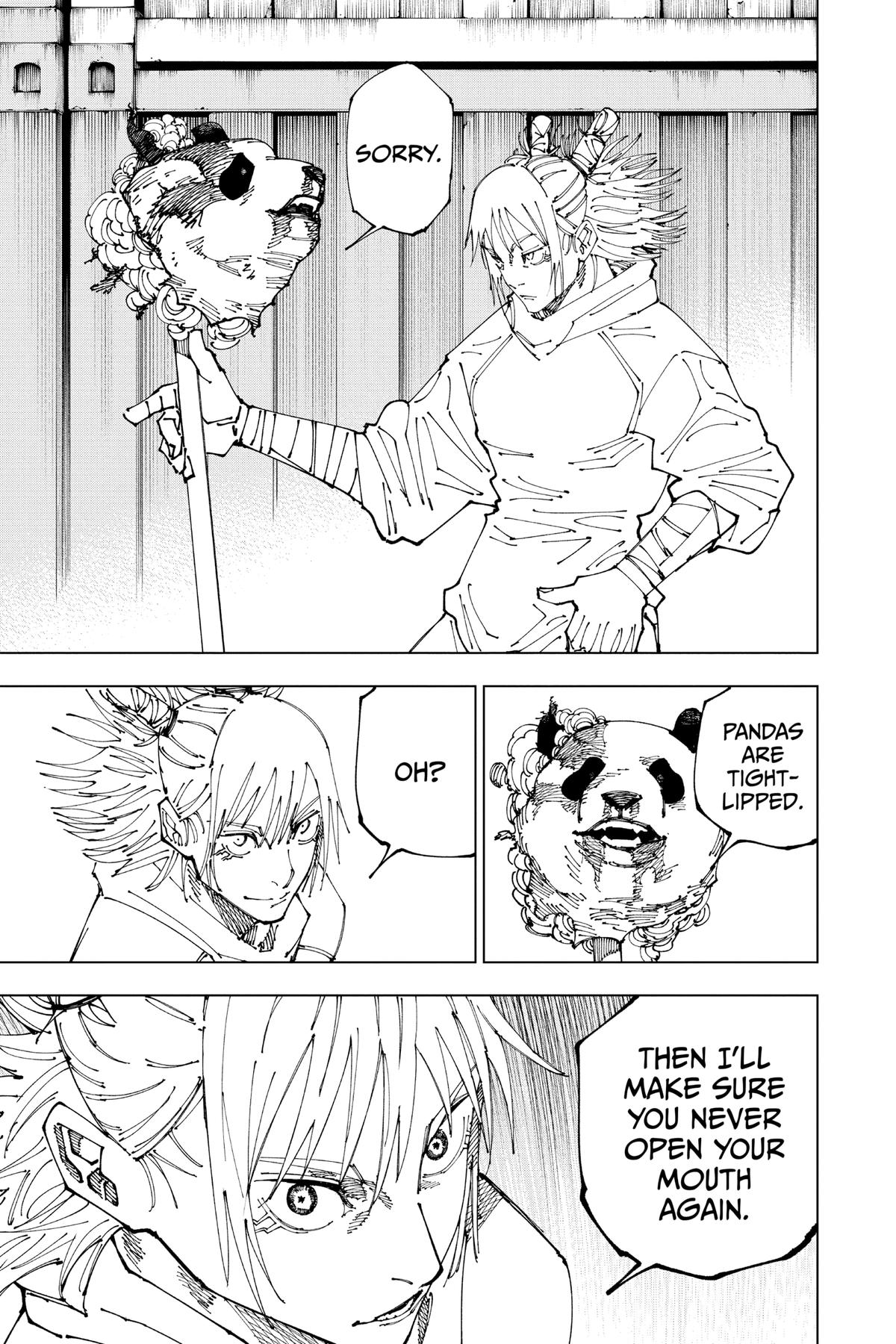 Jujutsu Kaisen Chapter 185 page 16 - Chapter 185: Bye-bye