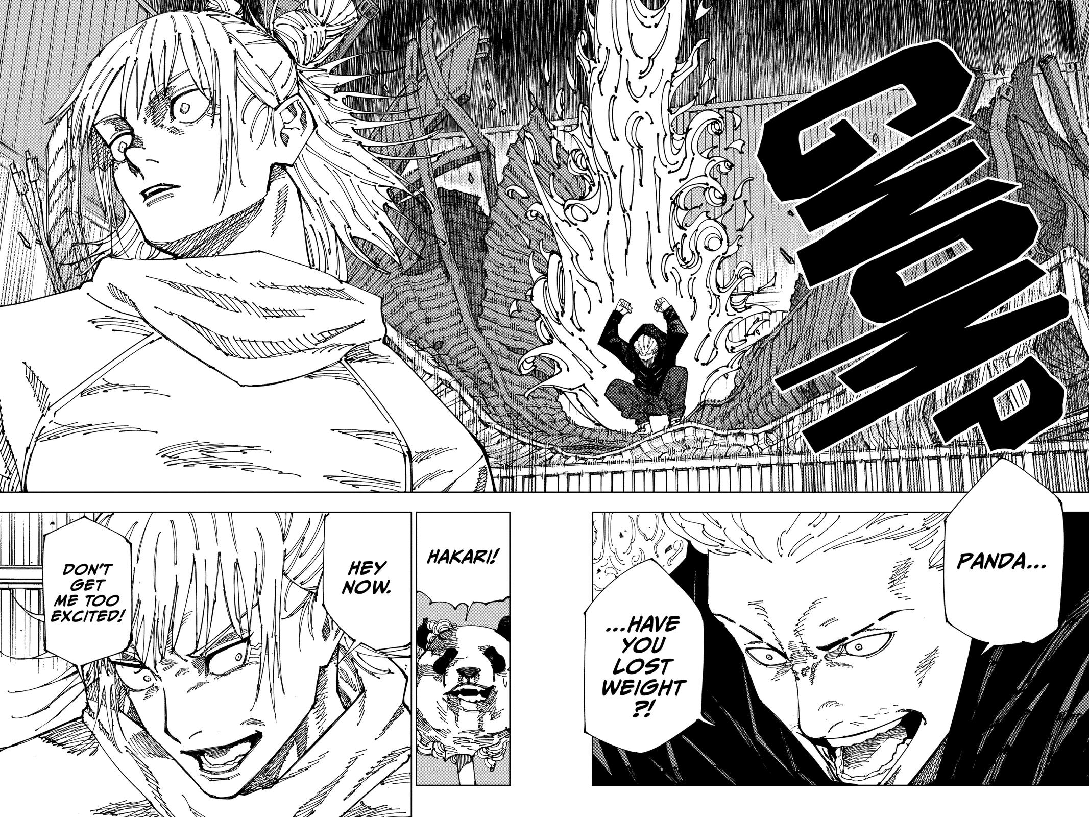 Jujutsu Kaisen Chapter 185 page 17 - Chapter 185: Bye-bye