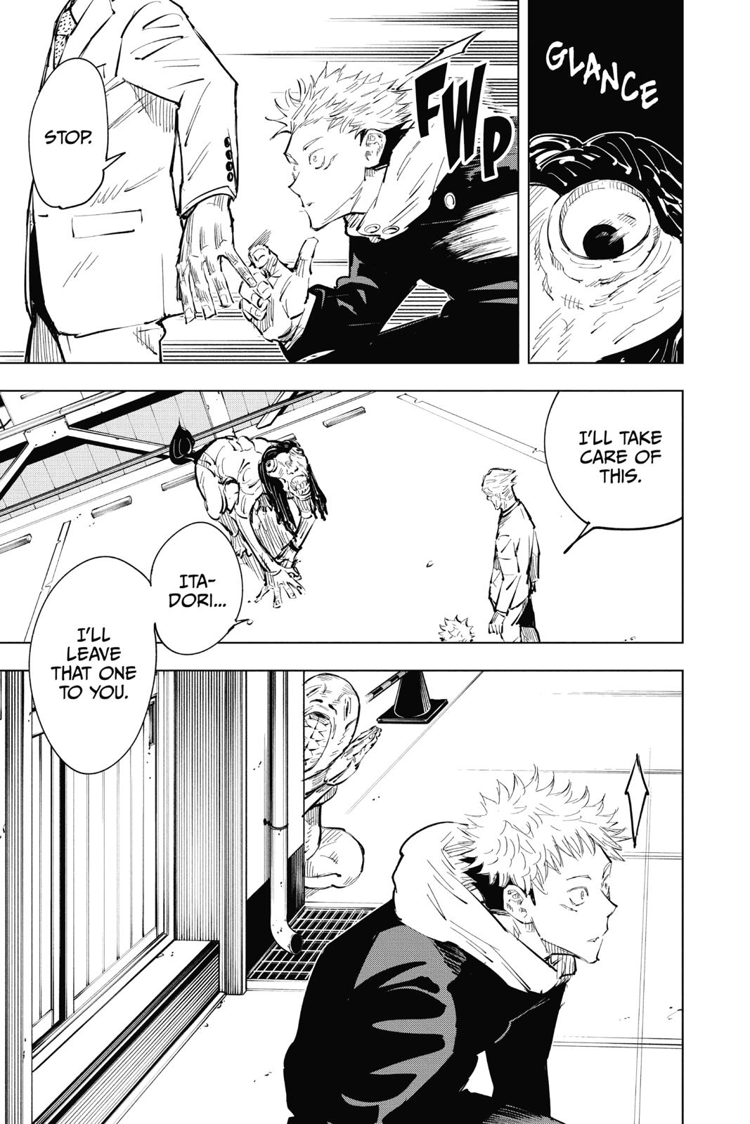 Jujutsu Kaisen Chapter 19 page 17 - Chapter 19: Young Fish and Reverse Punishment