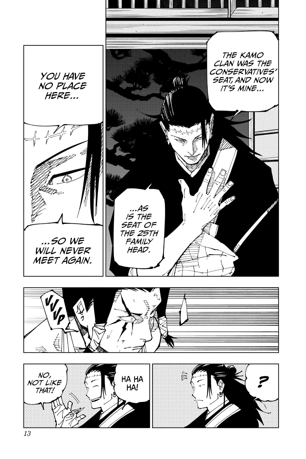 Jujutsu Kaisen Chapter 191 page 13 - Chapter 191: Sakurajima Colony, Part 1