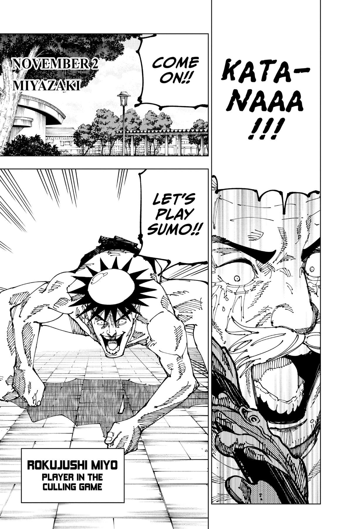 Jujutsu Kaisen Chapter 195 page 3 - Chapter 195: Sakurajima Colony, Part 5