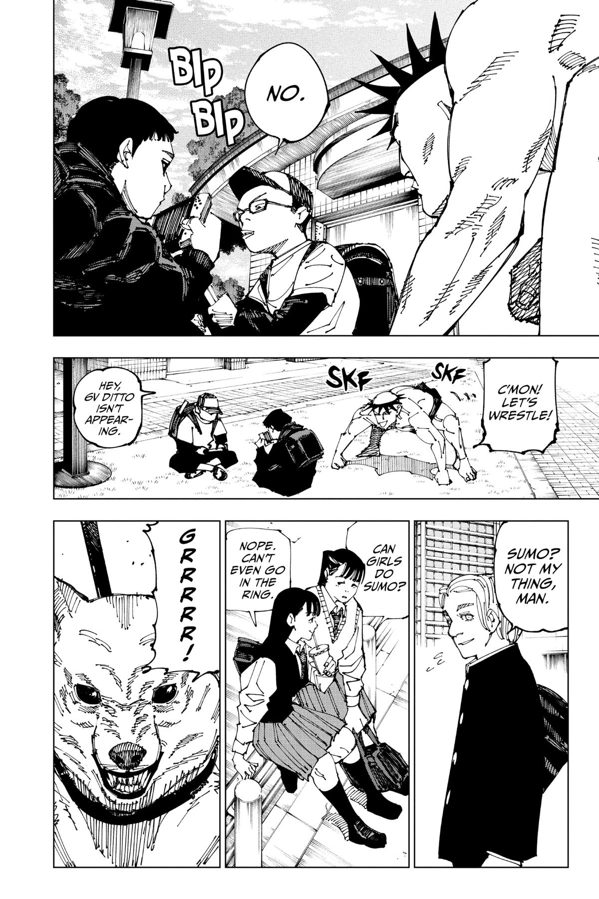 Jujutsu Kaisen Chapter 195 page 4 - Chapter 195: Sakurajima Colony, Part 5