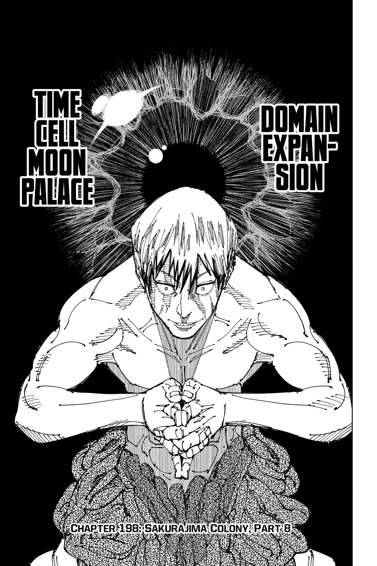 Jujutsu Kaisen Chapter 198 page 1 - Chapter 198: Sakurajima Colony, Part 8
