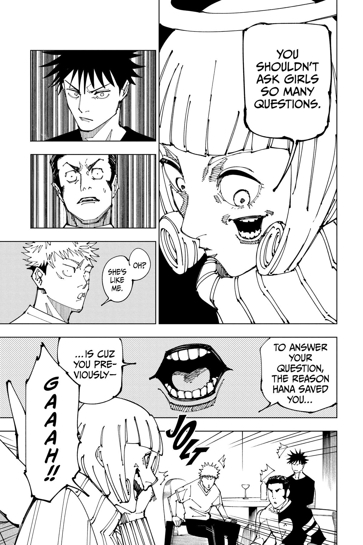 Jujutsu Kaisen Chapter 199 page 13 - Chapter 199: Resentful Names