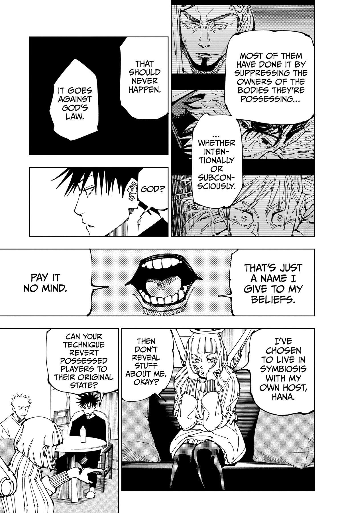 Jujutsu Kaisen Chapter 199 page 15 - Chapter 199: Resentful Names