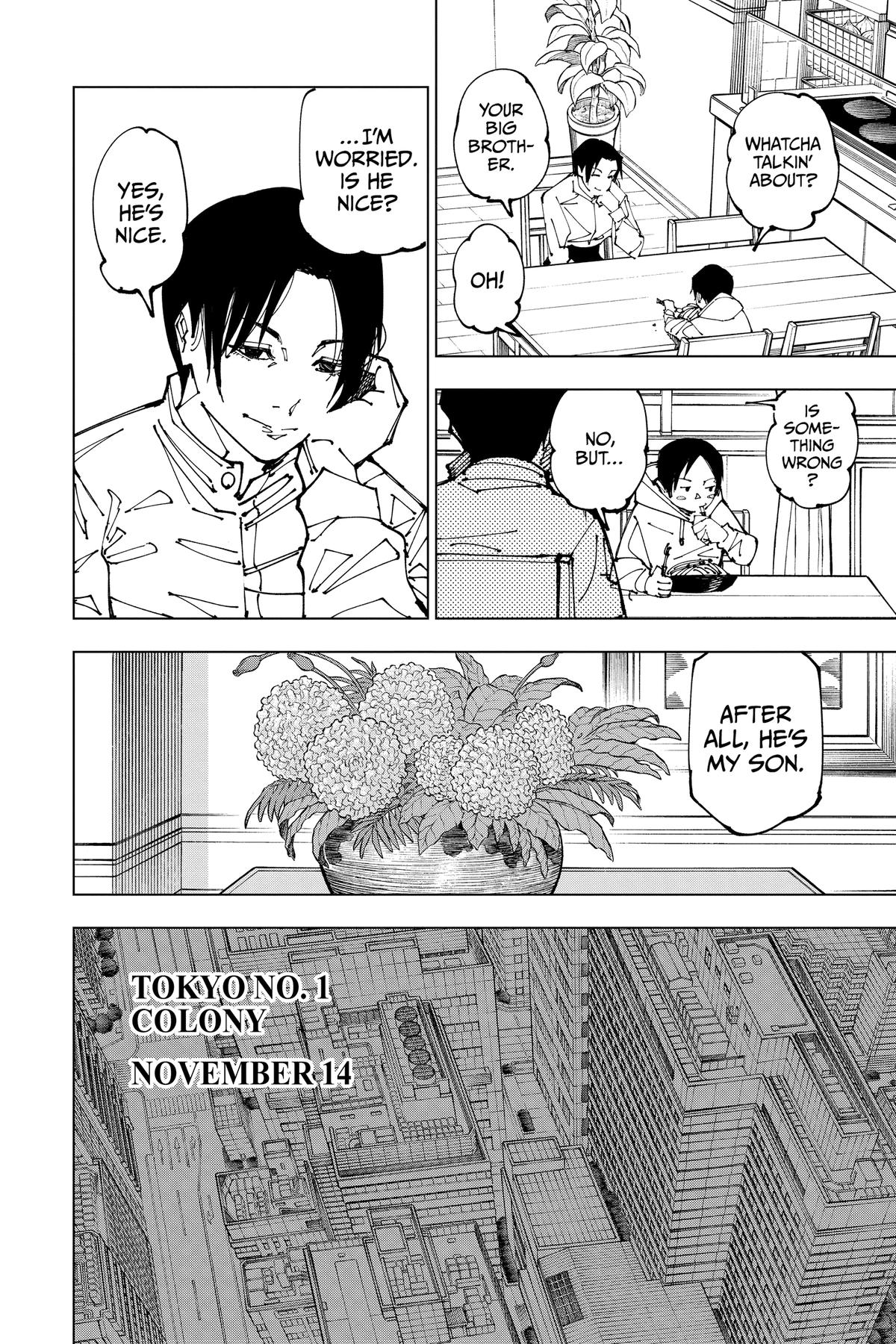 Jujutsu Kaisen Chapter 199 page 4 - Chapter 199: Resentful Names
