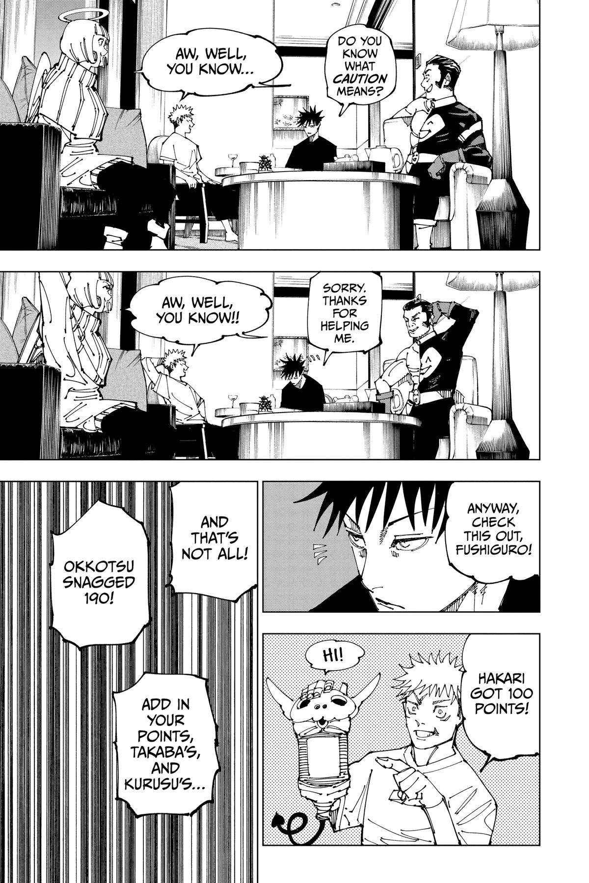 Jujutsu Kaisen Chapter 199 page 9 - Chapter 199: Resentful Names