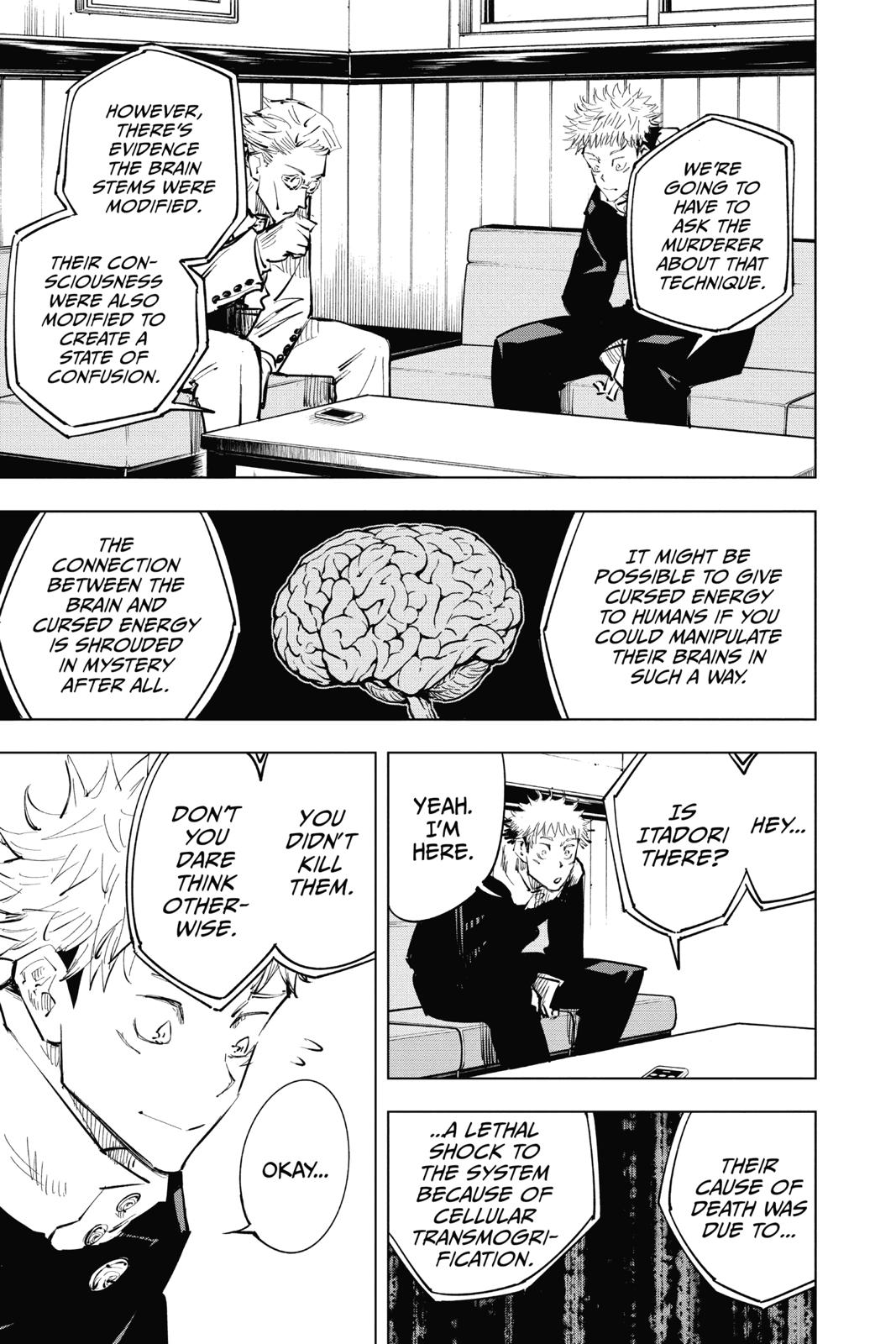 Jujutsu Kaisen Chapter 20 page 13 - Chapter 20: Young Fish and Reverse Punishment, Part 2