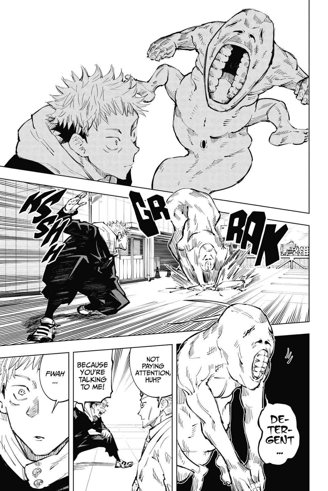 Jujutsu Kaisen Chapter 20 page 5 - Chapter 20: Young Fish and Reverse Punishment, Part 2