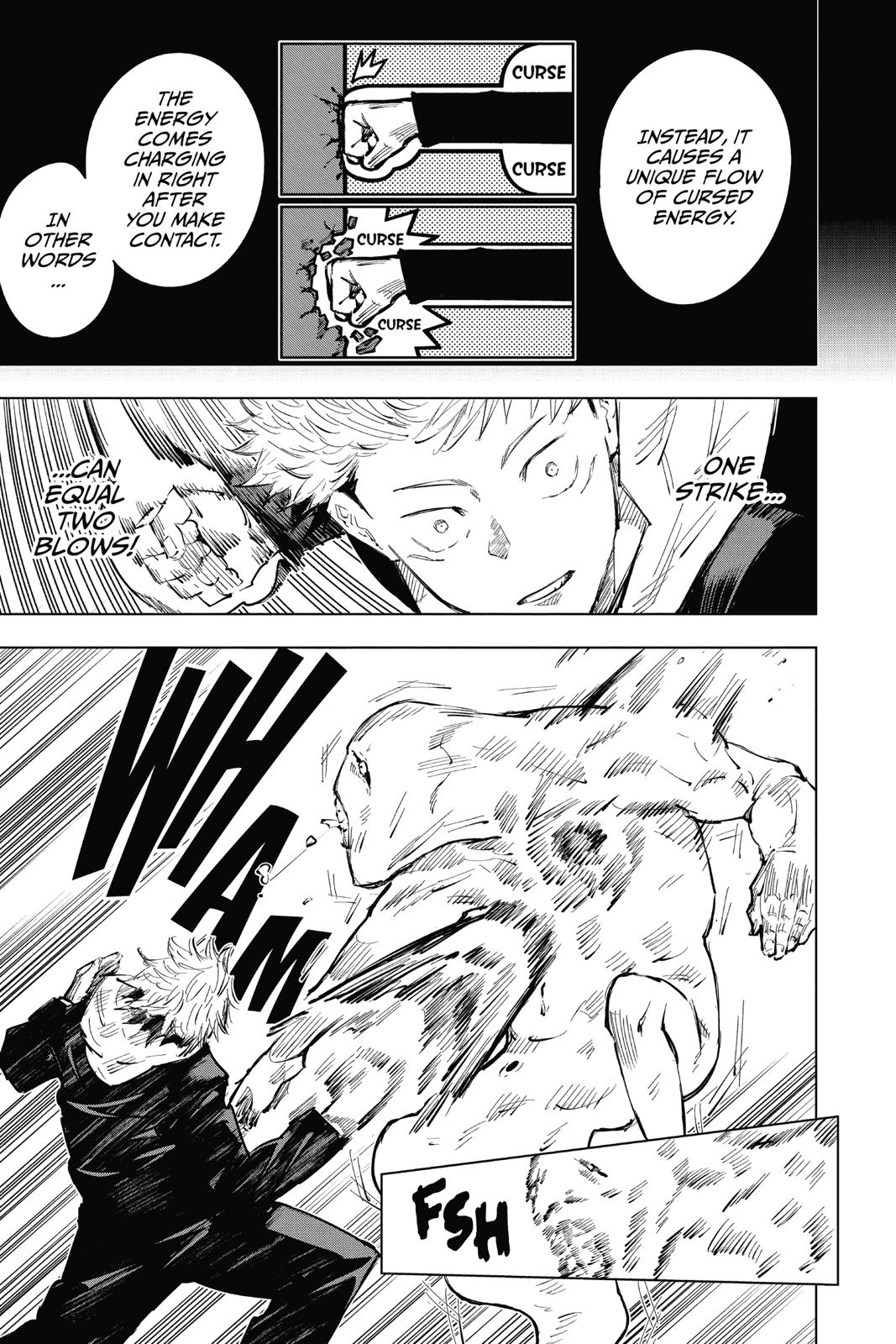 Jujutsu Kaisen Chapter 20 page 7 - Chapter 20: Young Fish and Reverse Punishment, Part 2