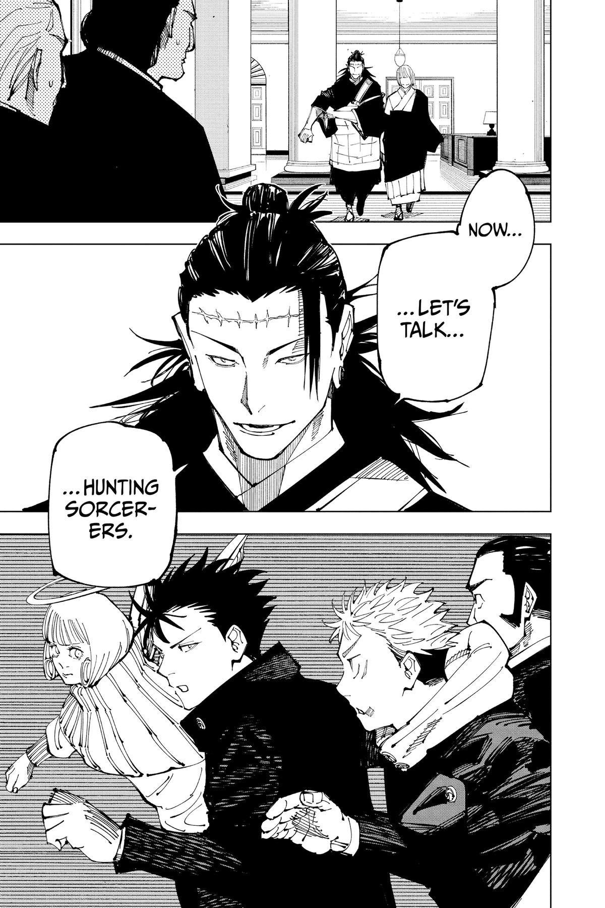 Jujutsu Kaisen Chapter 201 page 18 - Chapter 201: Direct Talks, Part 2