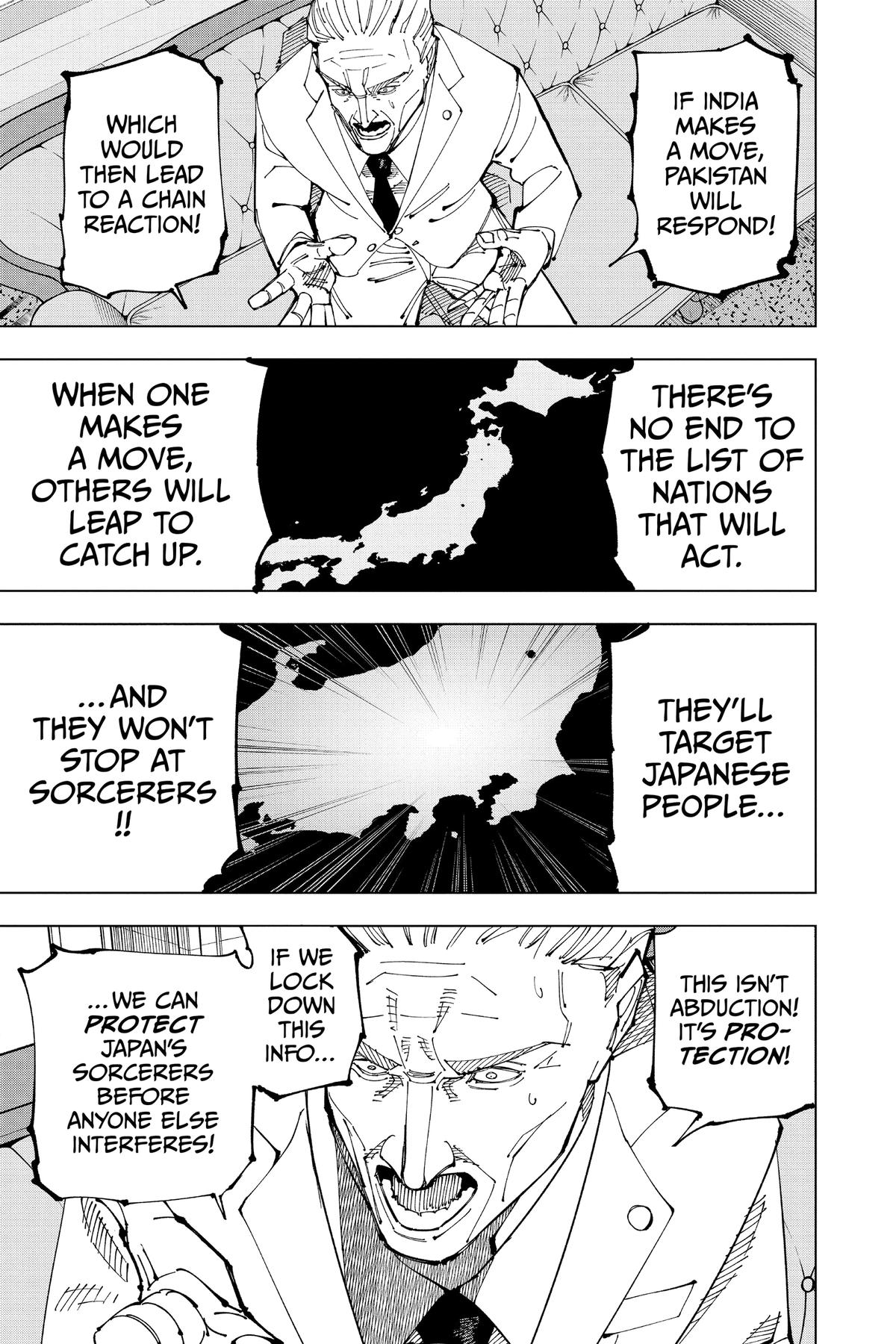 Jujutsu Kaisen Chapter 201 page 3 - Chapter 201: Direct Talks, Part 2