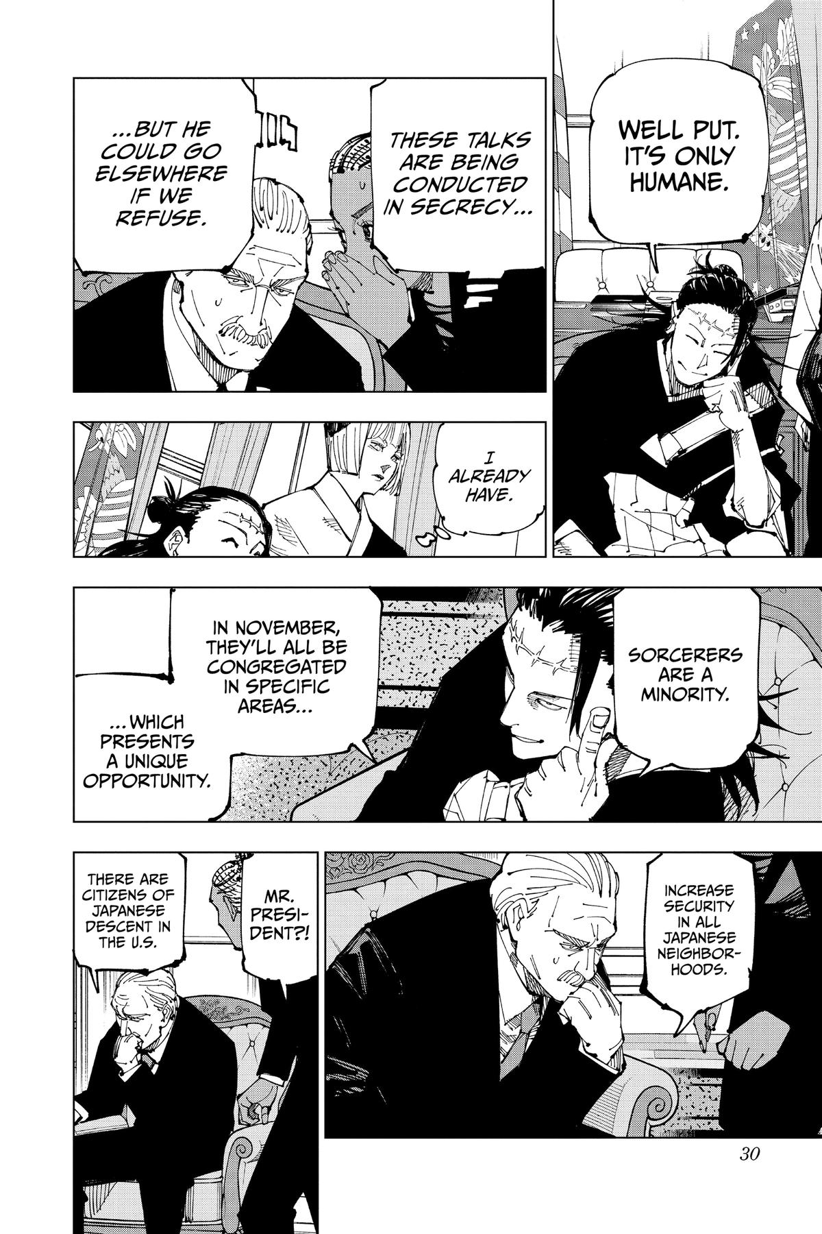 Jujutsu Kaisen Chapter 201 page 4 - Chapter 201: Direct Talks, Part 2