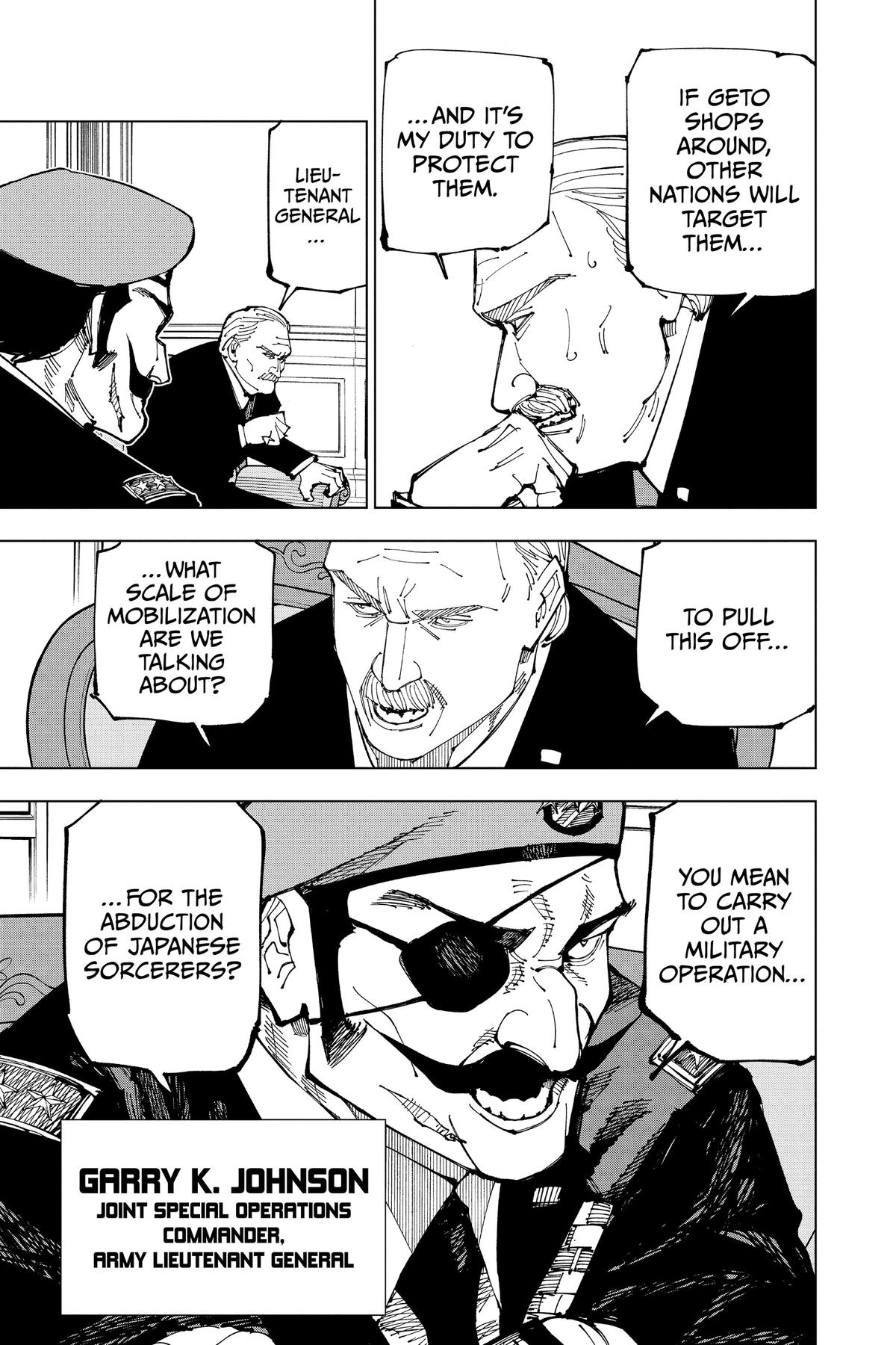 Jujutsu Kaisen Chapter 201 page 5 - Chapter 201: Direct Talks, Part 2