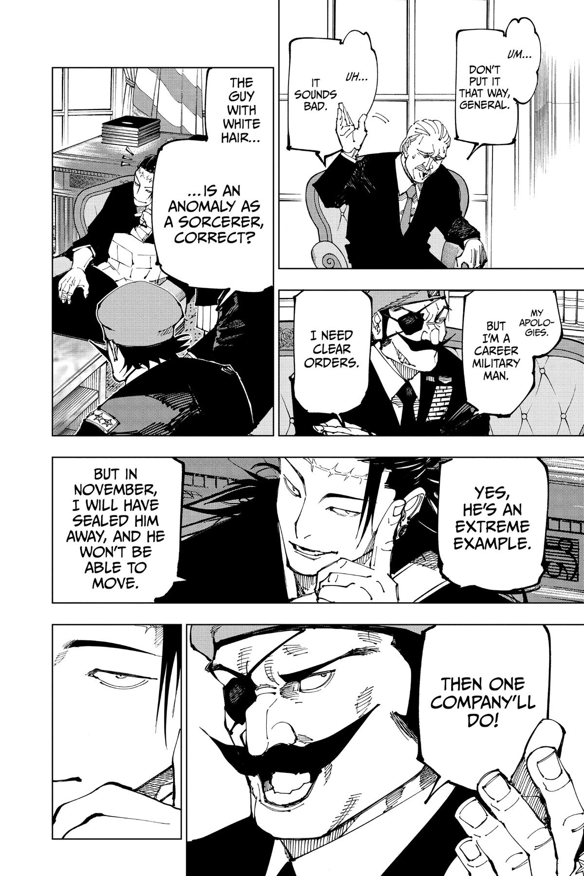 Jujutsu Kaisen Chapter 201 page 6 - Chapter 201: Direct Talks, Part 2
