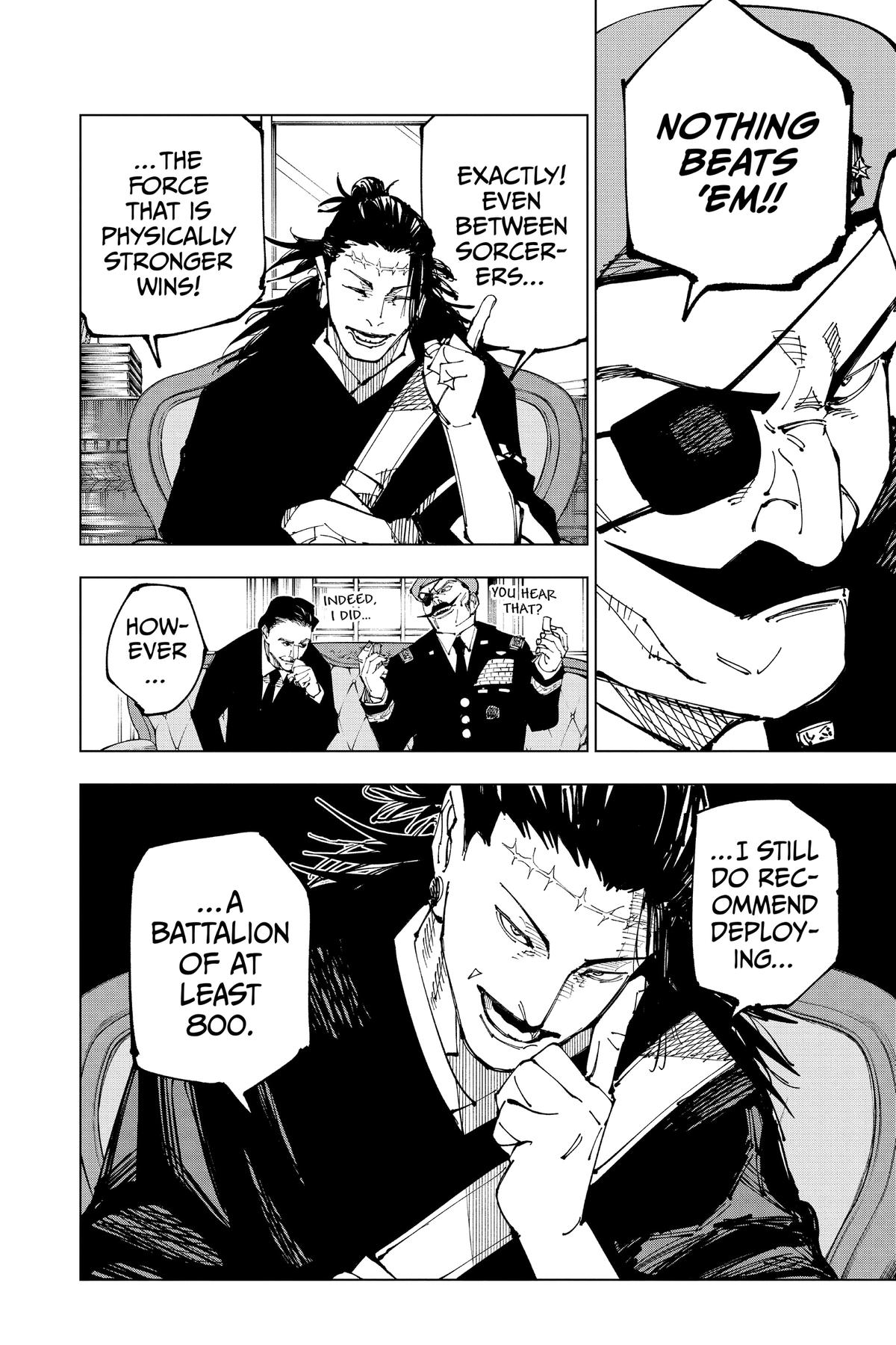 Jujutsu Kaisen Chapter 201 page 8 - Chapter 201: Direct Talks, Part 2