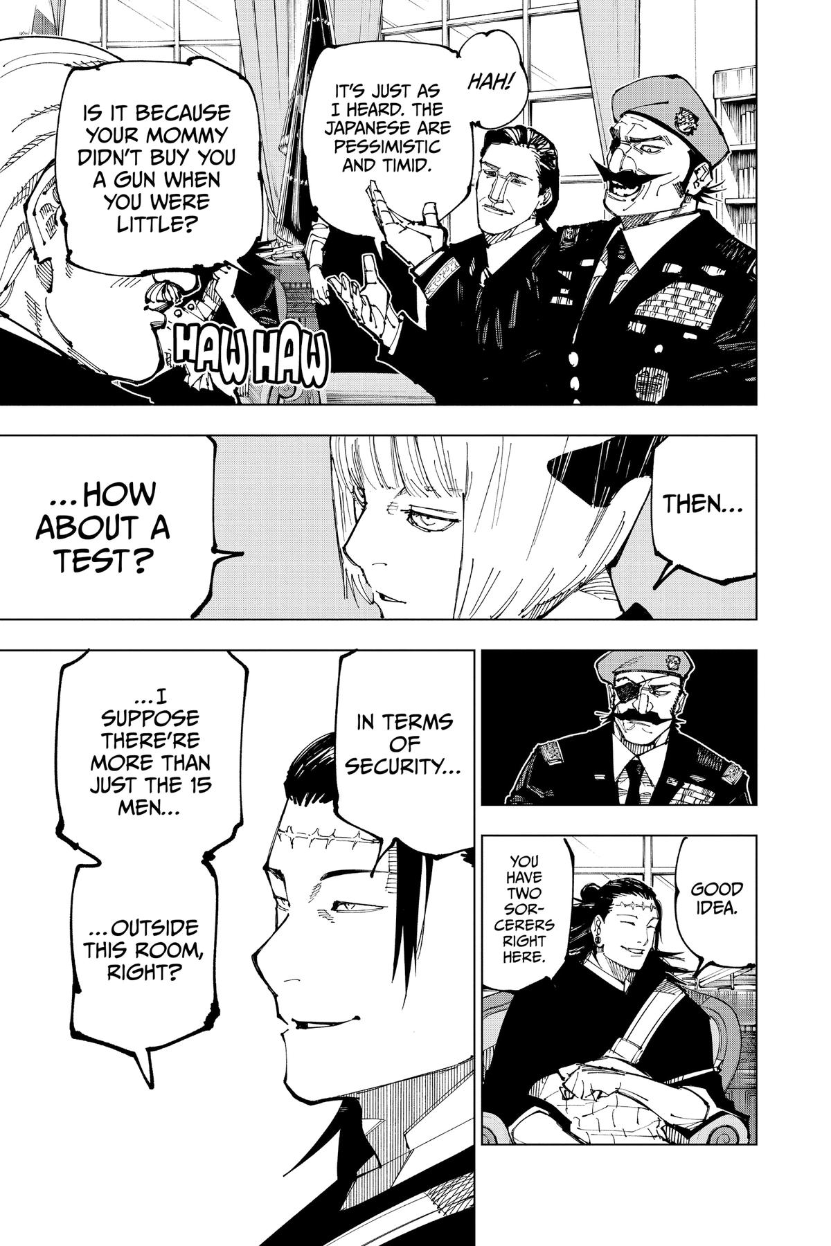 Jujutsu Kaisen Chapter 201 page 9 - Chapter 201: Direct Talks, Part 2
