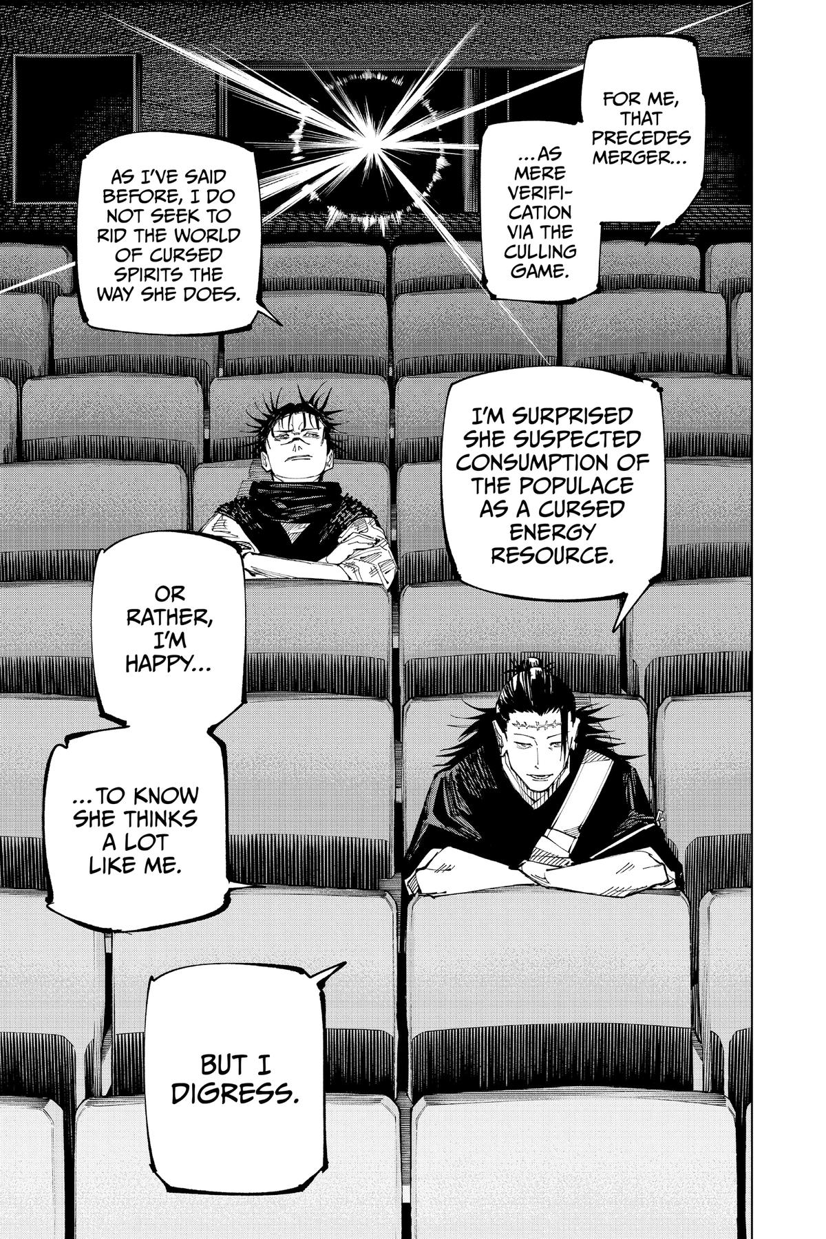Jujutsu Kaisen Chapter 202 page 12 - Chapter 202: Blood and Oil