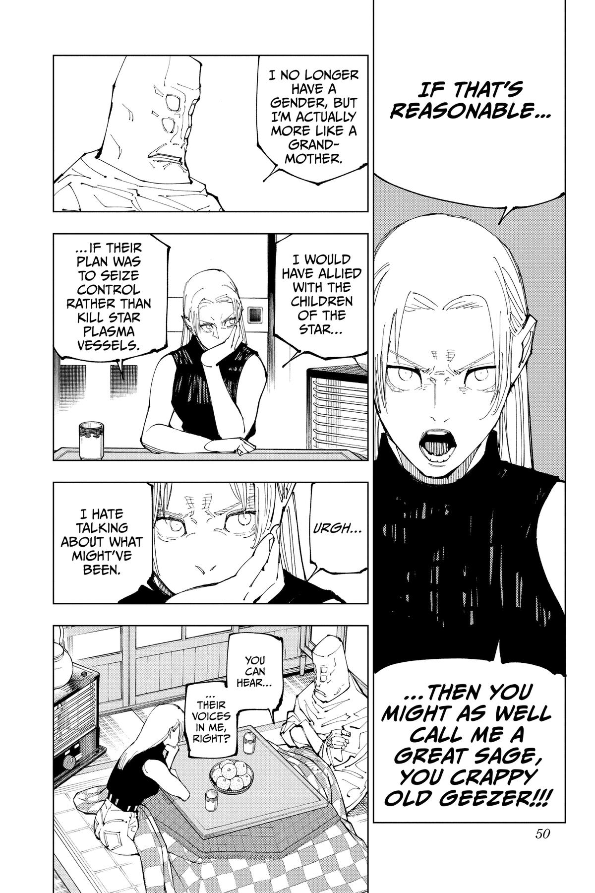 Jujutsu Kaisen Chapter 202 page 4 - Chapter 202: Blood and Oil