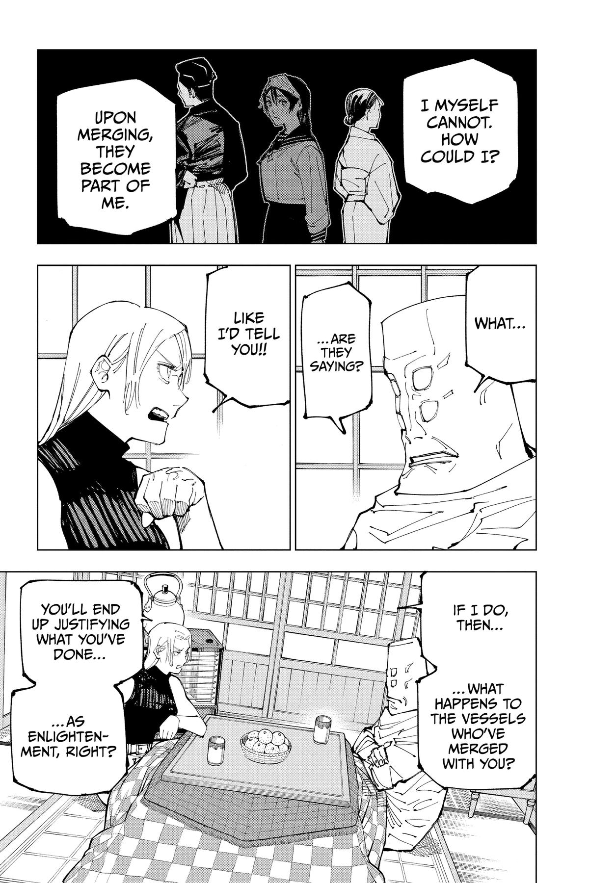 Jujutsu Kaisen Chapter 202 page 5 - Chapter 202: Blood and Oil