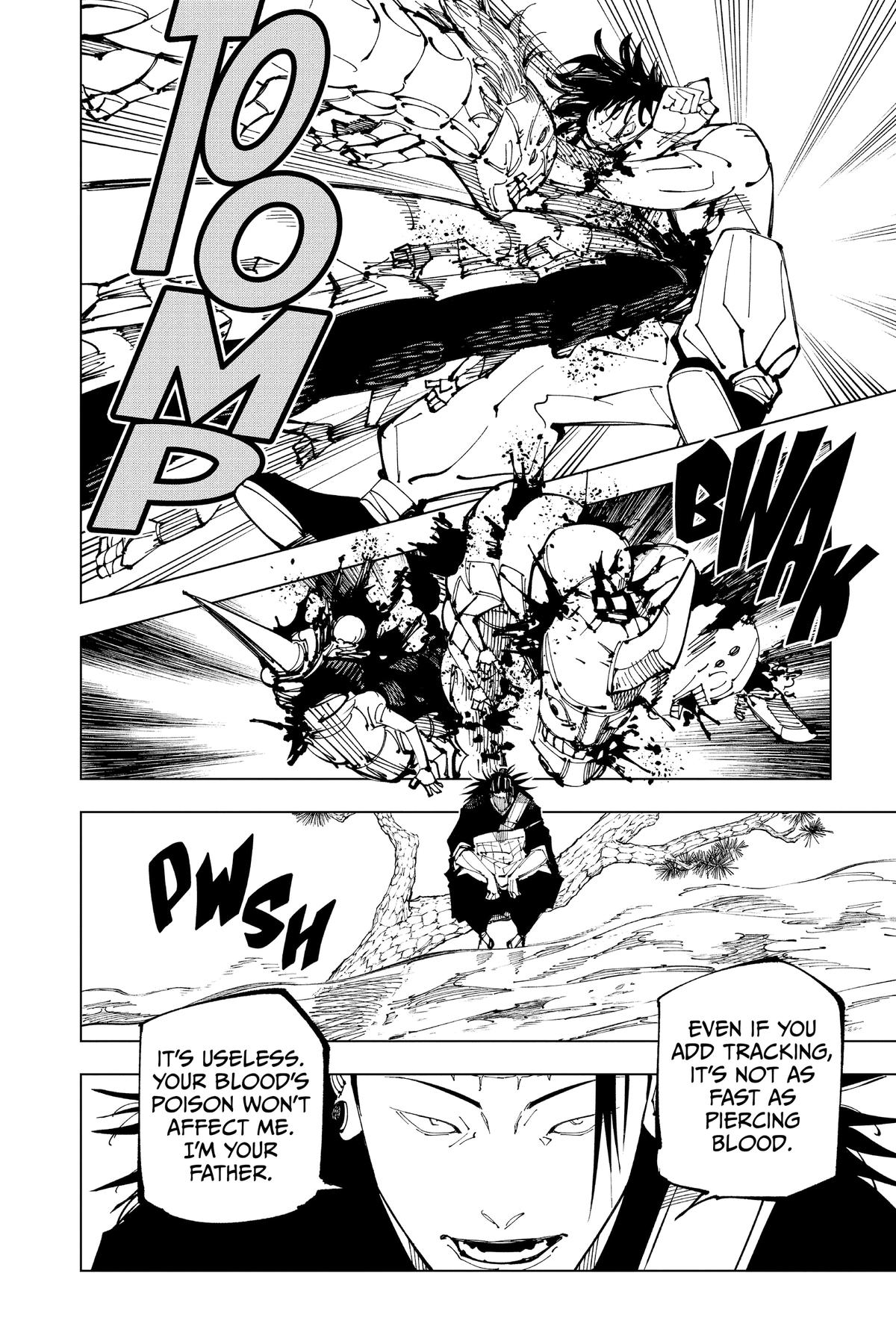 Jujutsu Kaisen Chapter 204 page 10 - Chapter 204: Blood and Oil, Part 3