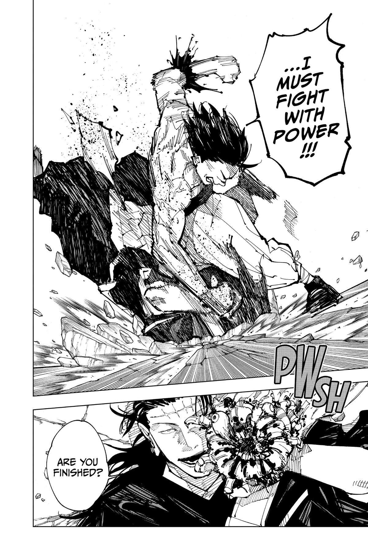 Jujutsu Kaisen Chapter 204 page 13 - Chapter 204: Blood and Oil, Part 3
