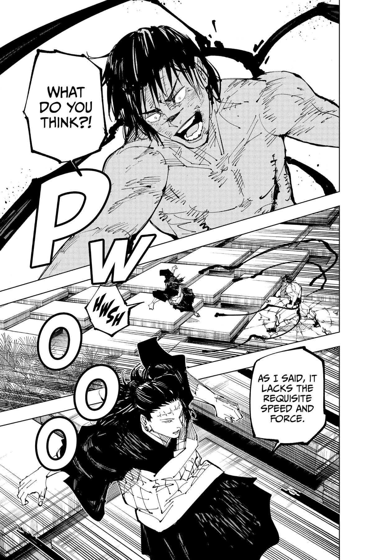 Jujutsu Kaisen Chapter 204 page 14 - Chapter 204: Blood and Oil, Part 3