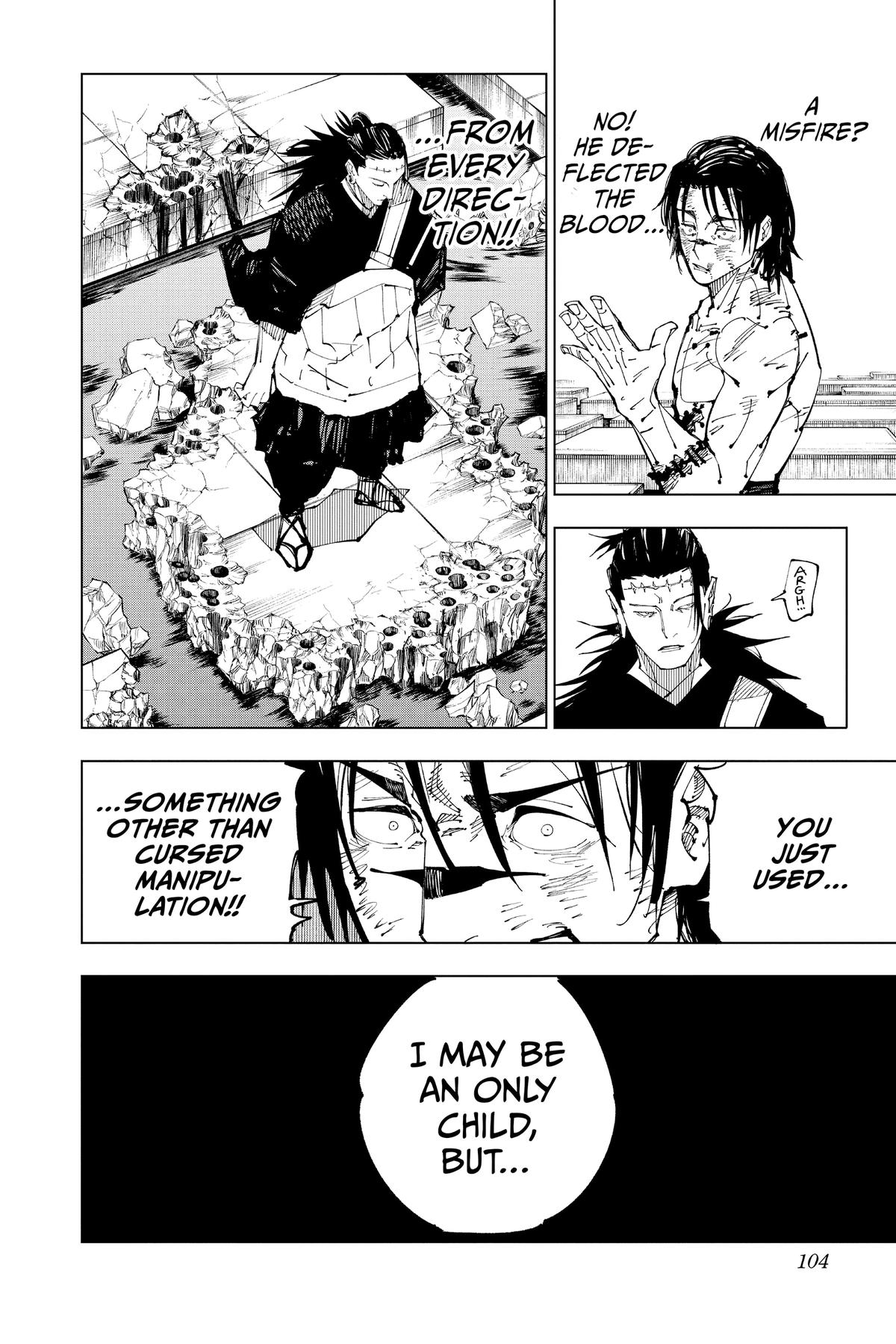 Jujutsu Kaisen Chapter 204 page 17 - Chapter 204: Blood and Oil, Part 3