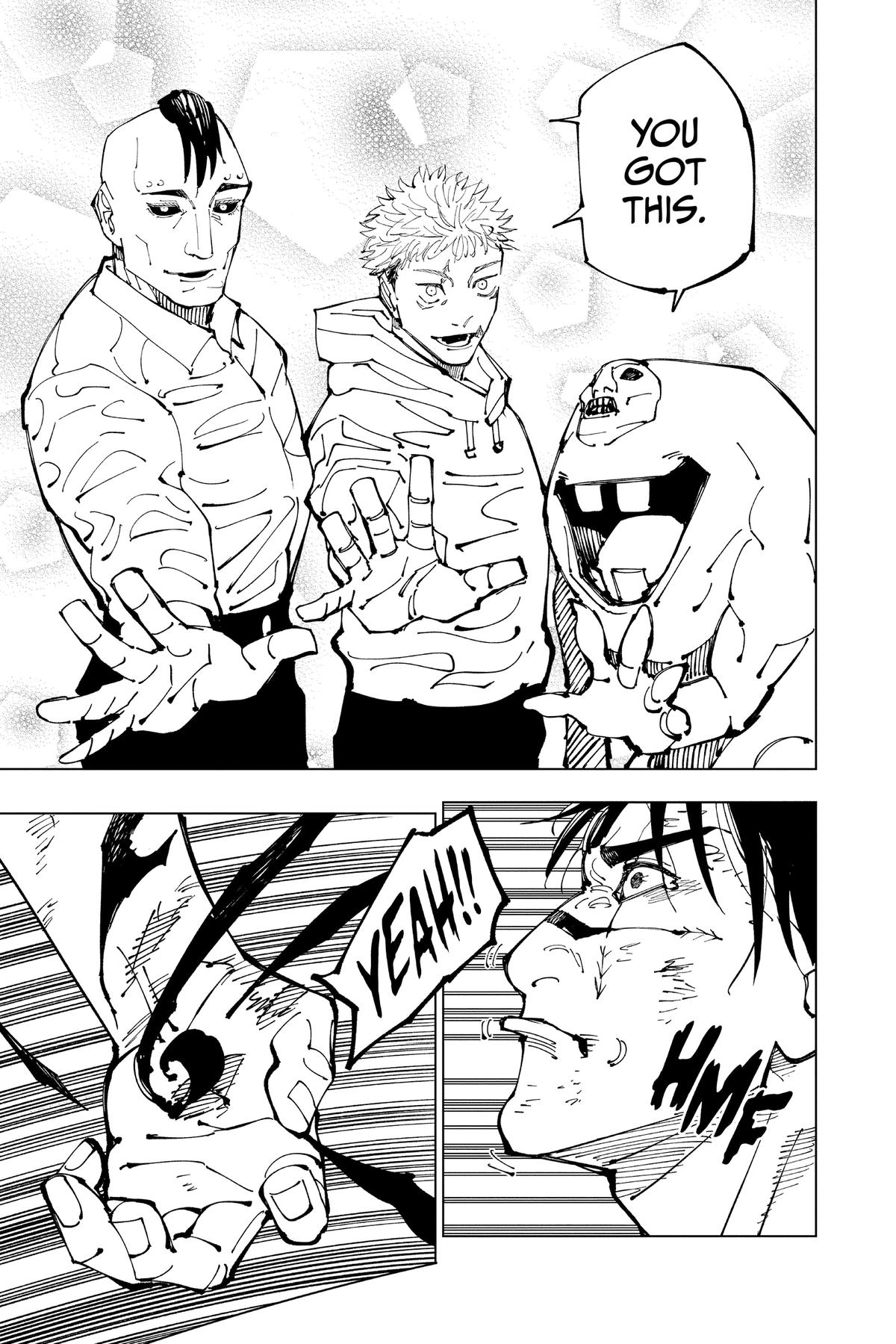 Jujutsu Kaisen Chapter 204 page 3 - Chapter 204: Blood and Oil, Part 3