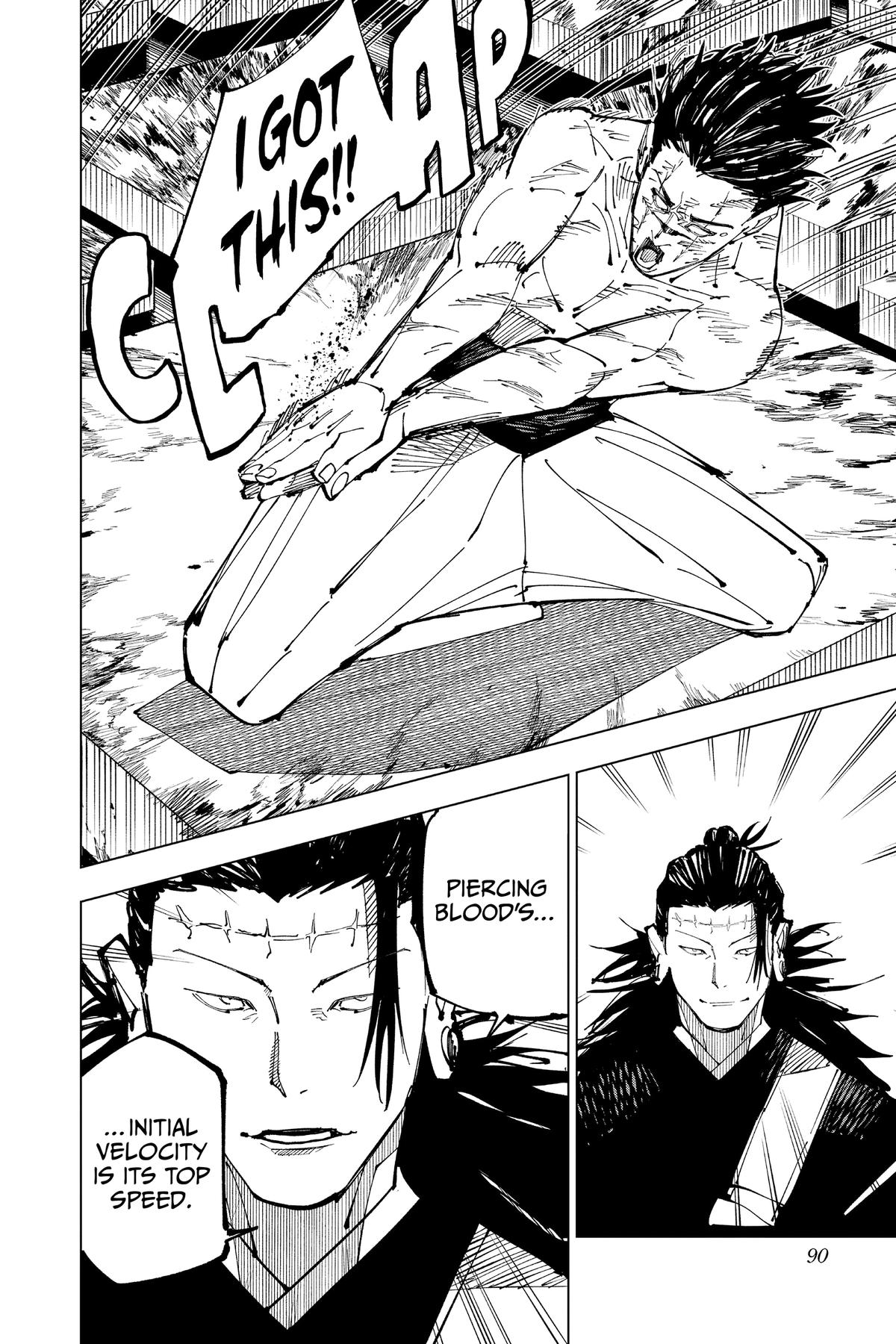 Jujutsu Kaisen Chapter 204 page 4 - Chapter 204: Blood and Oil, Part 3