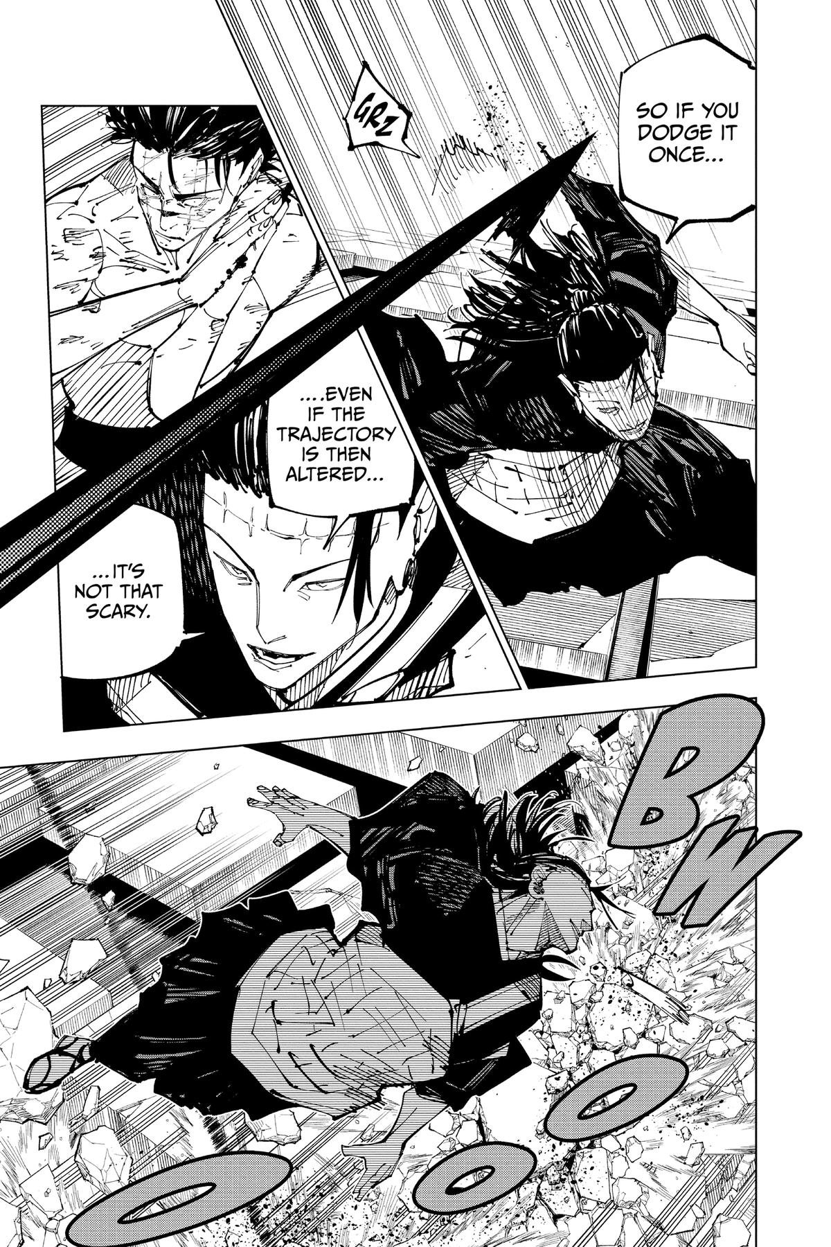 Jujutsu Kaisen Chapter 204 page 5 - Chapter 204: Blood and Oil, Part 3