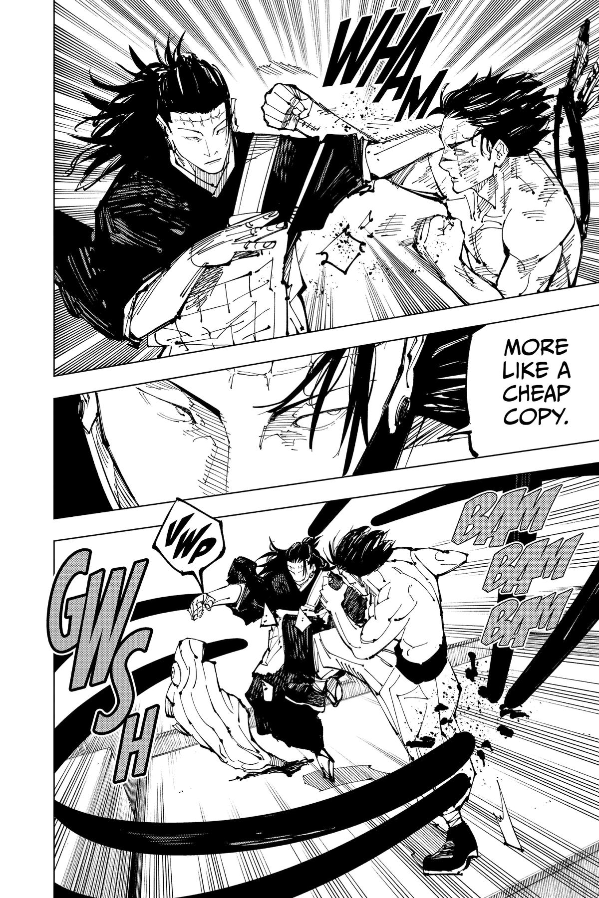 Jujutsu Kaisen Chapter 204 page 8 - Chapter 204: Blood and Oil, Part 3