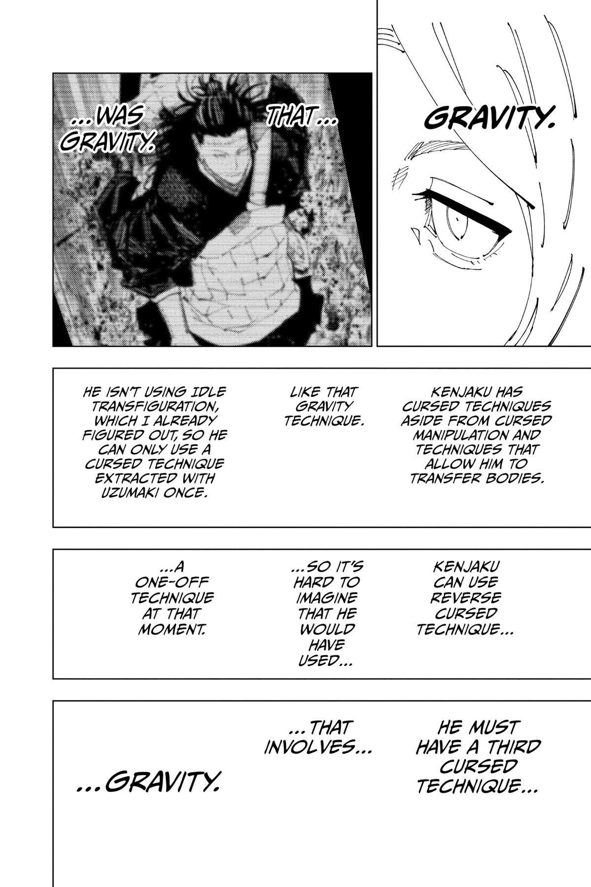 Jujutsu Kaisen Chapter 205 page 12 - Chapter 205: Stars and Oil