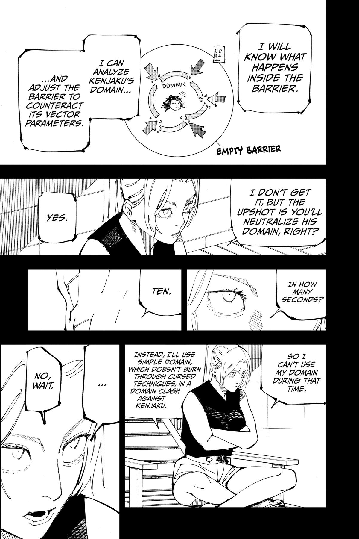 Jujutsu Kaisen Chapter 206 page 3 - Chapter 206: Stars and Oil, Part 2