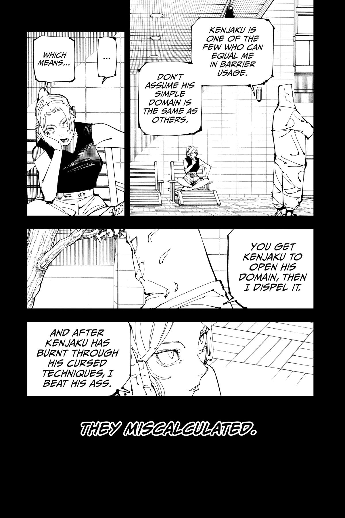 Jujutsu Kaisen Chapter 206 page 5 - Chapter 206: Stars and Oil, Part 2