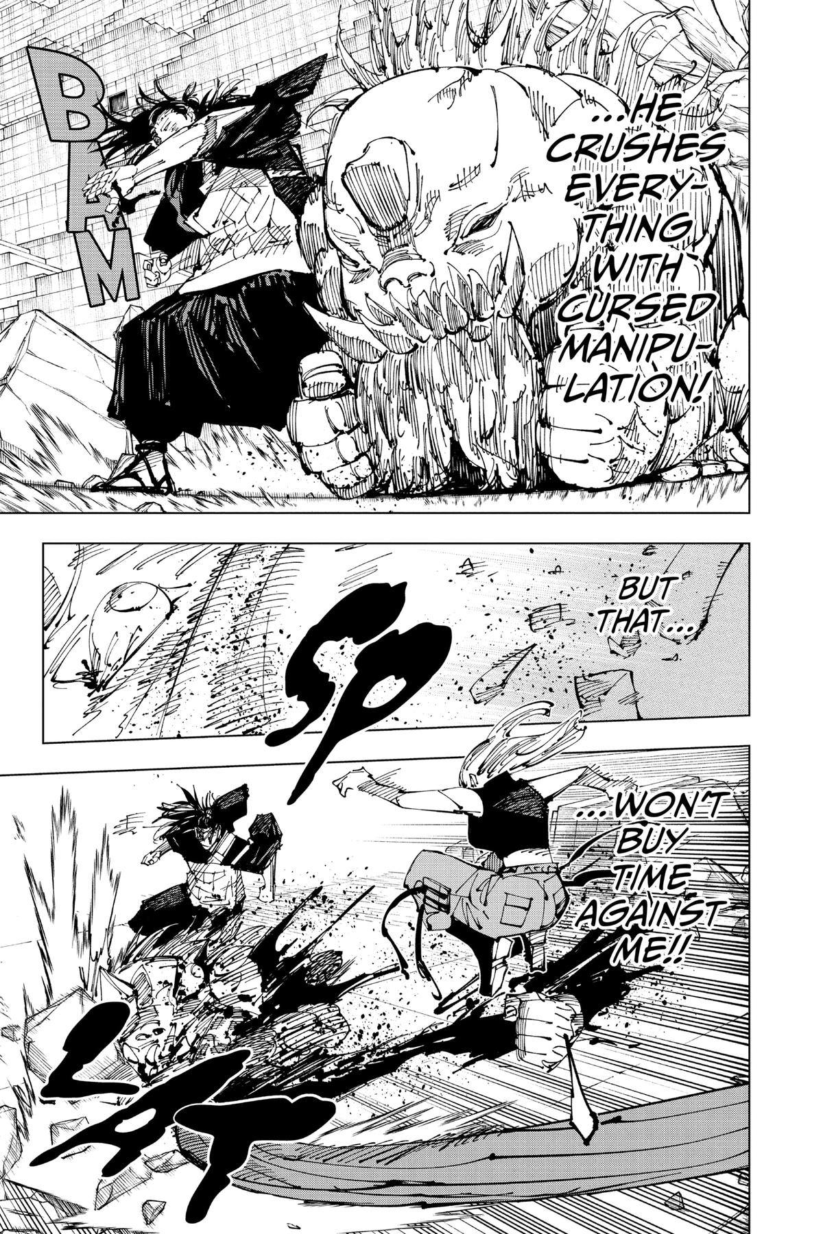 Jujutsu Kaisen Chapter 207 page 15 - Chapter 207: Stars and Oil, Part 3